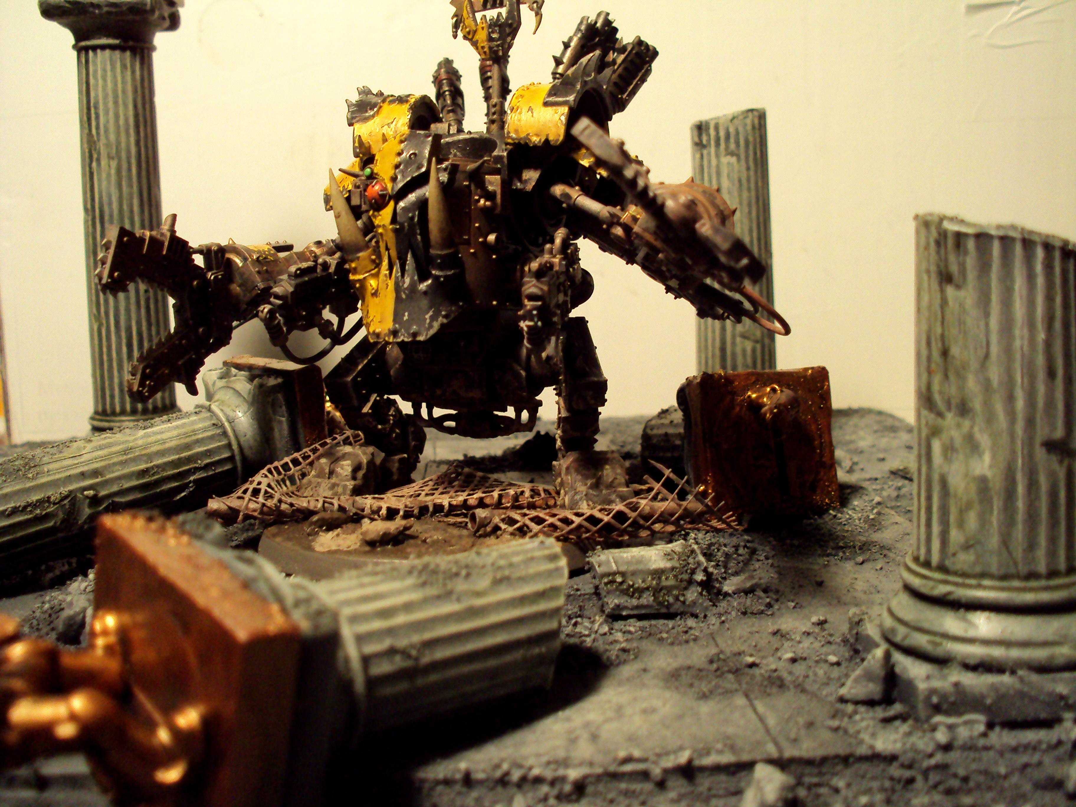 Orks, Gargantog in smashed Imperial Shrine