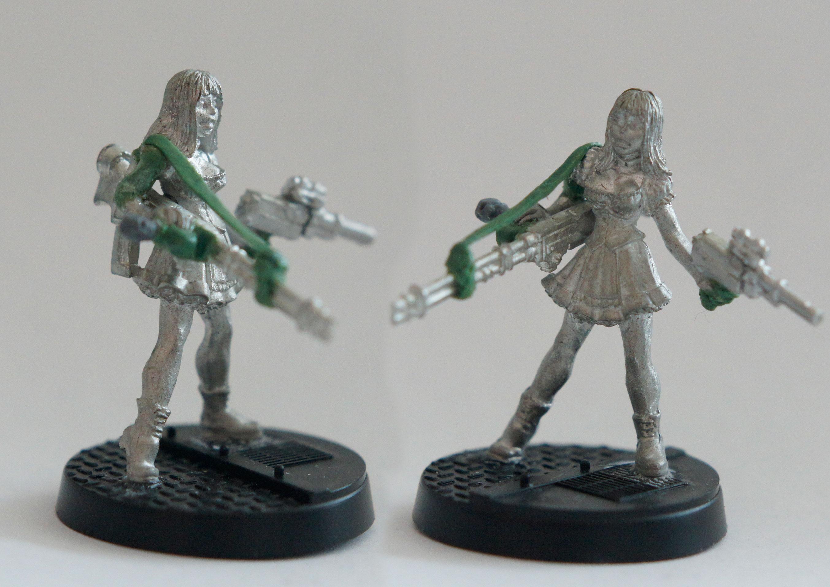 Dress, Escher, Female, Ganger, Girls, Gothic, Lace, Lolita, Mods, Necromunda, Work In Progress