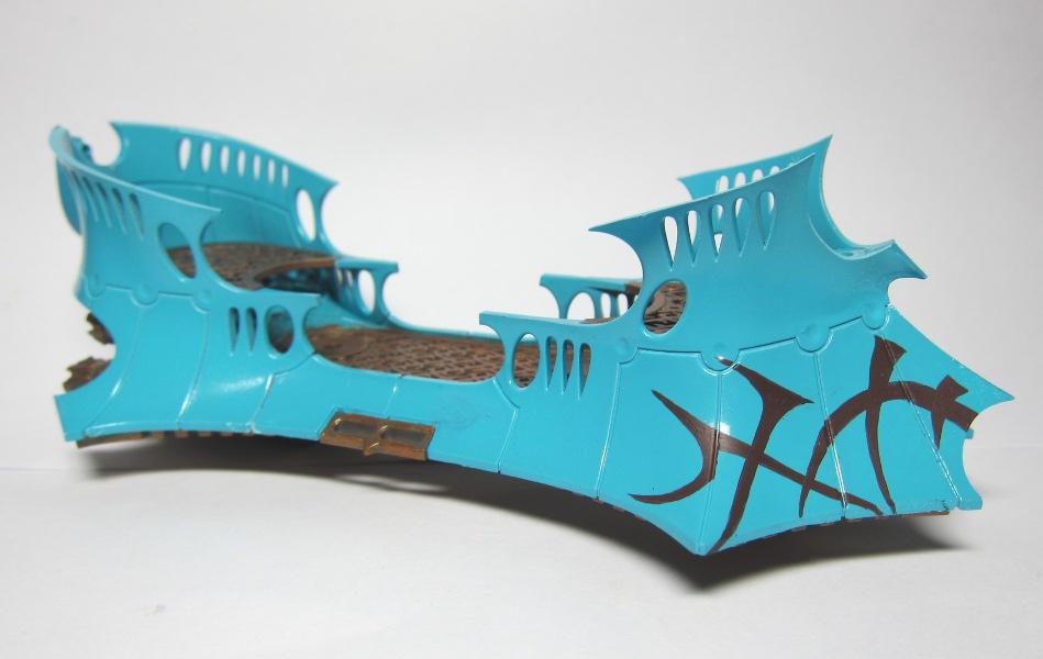 Dark Eldar, Raider, WIP Raider Glyphs