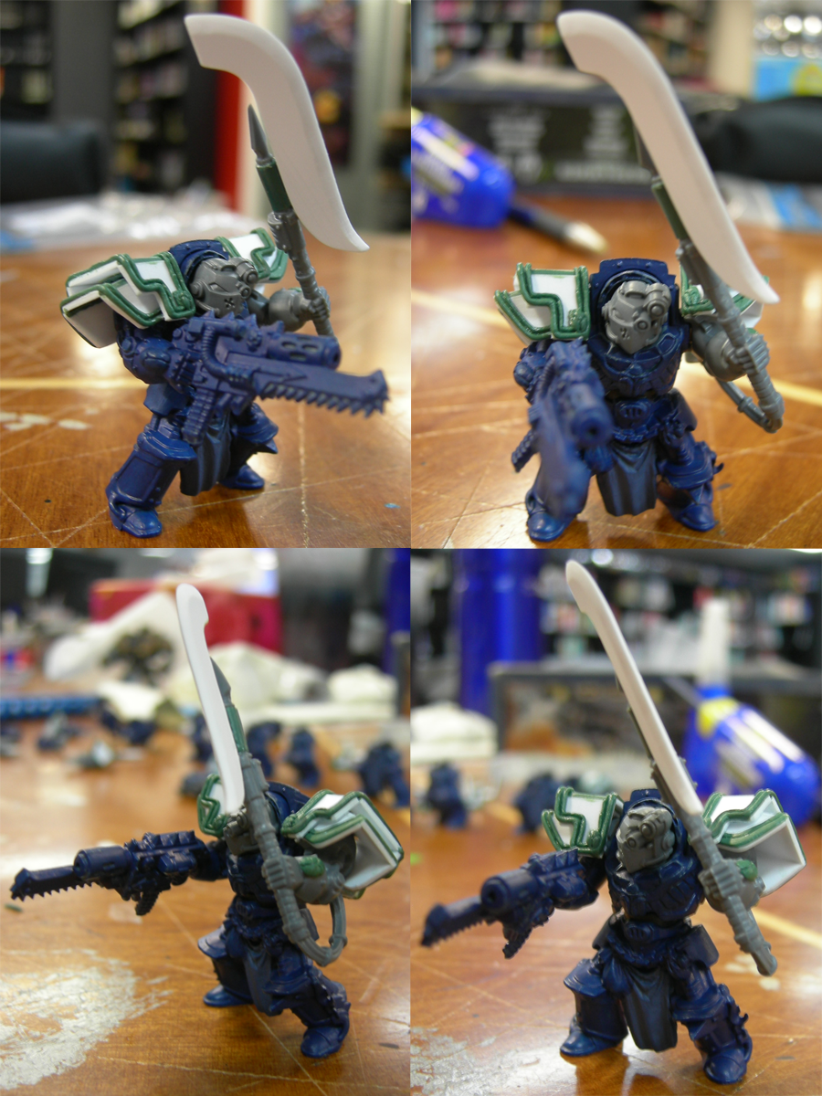 Terminator Armor, Thousand Sons, Work In Progress