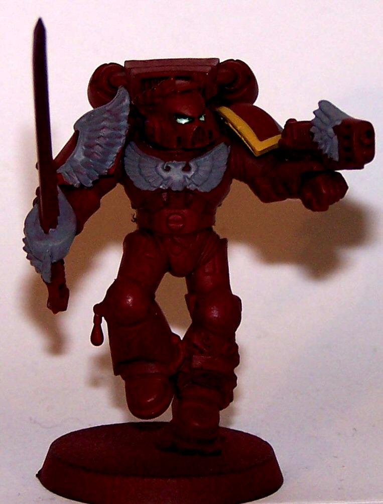 Emperor's Wings, Lense Technique, Sergeant, Space Marines, Work In Progress