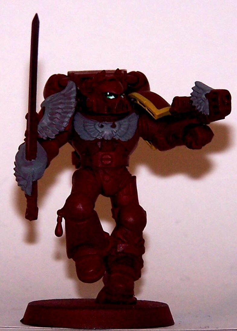 Emperor's Wings, Lense Technique, Sergeant, Space Marines, Work In Progress