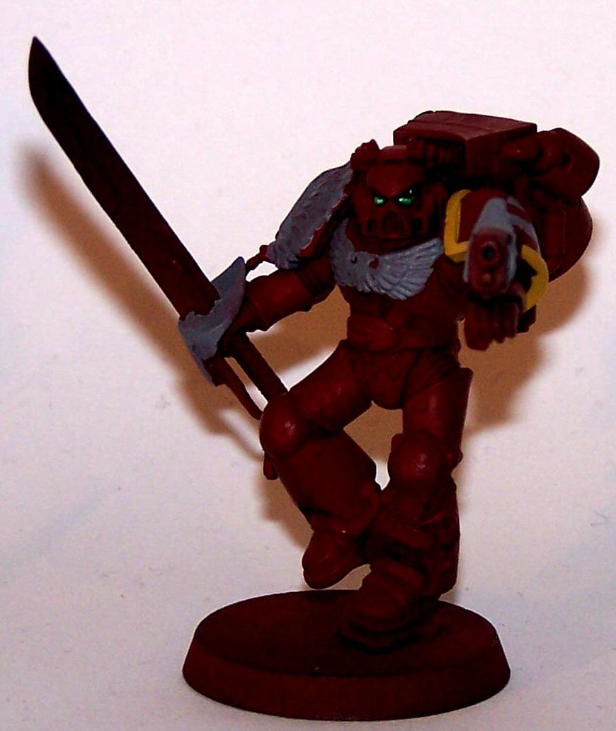 Emperor's Wings, Lense Technique, Sergeant, Space Marines, Work In Progress