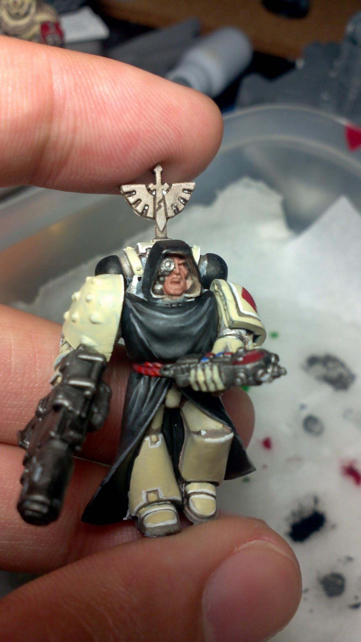 Captain, Dark Angels, Painted, Power Armour, Space Marines, Warhammer 40,000