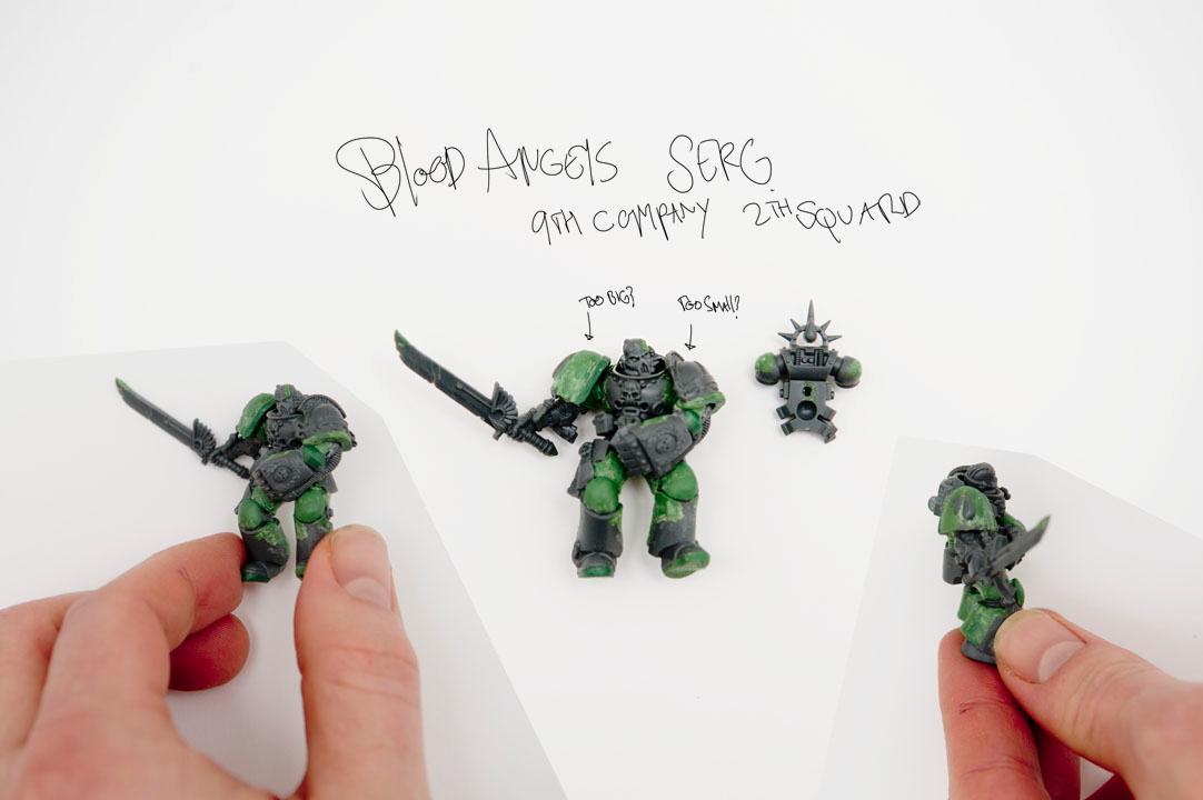 Conversion, Greenstuff, Larger Scale, Space Marines