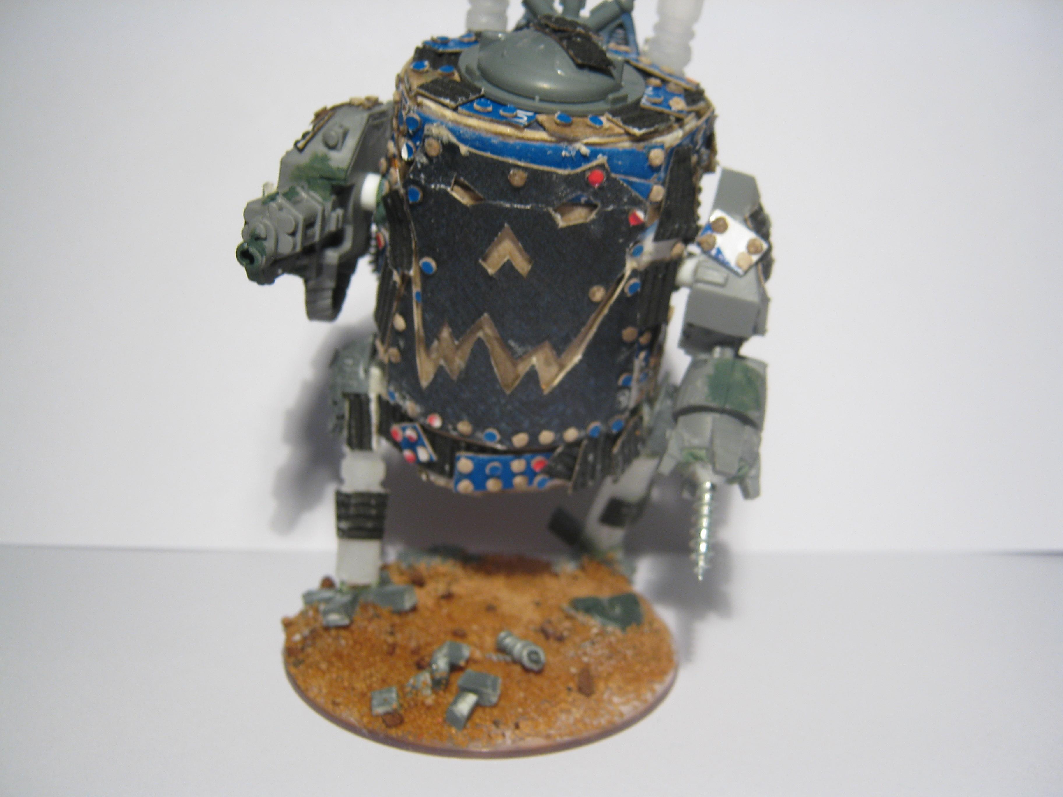 Deff Dread, Dreadnought, Orks, Riverts, Scratch Build, Work In Progress