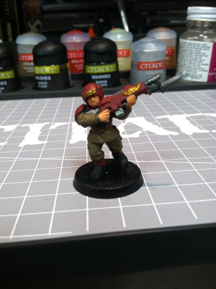 Finished initial paint job