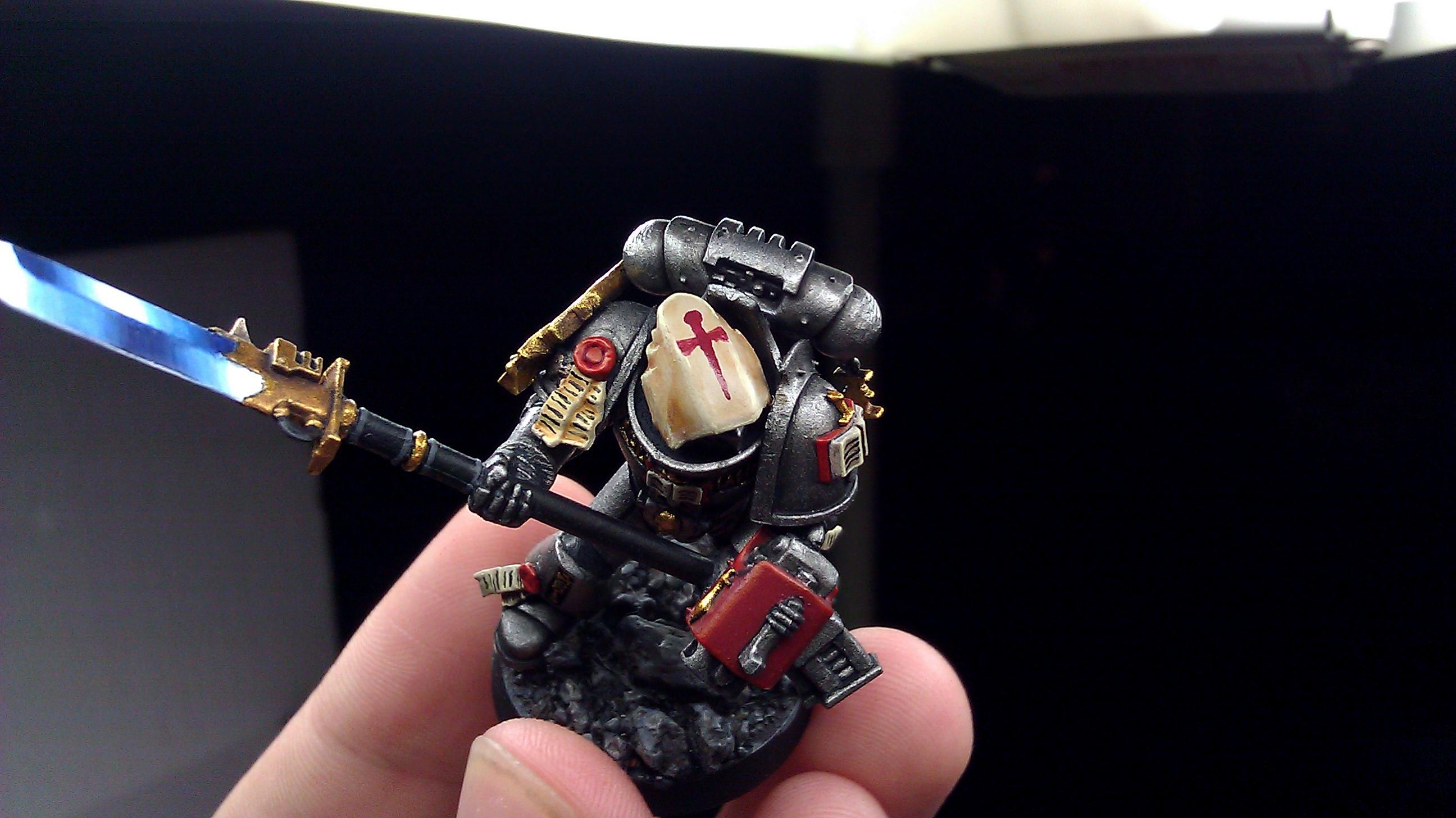 Grey Knights, Halberd, Hood, Power Armor