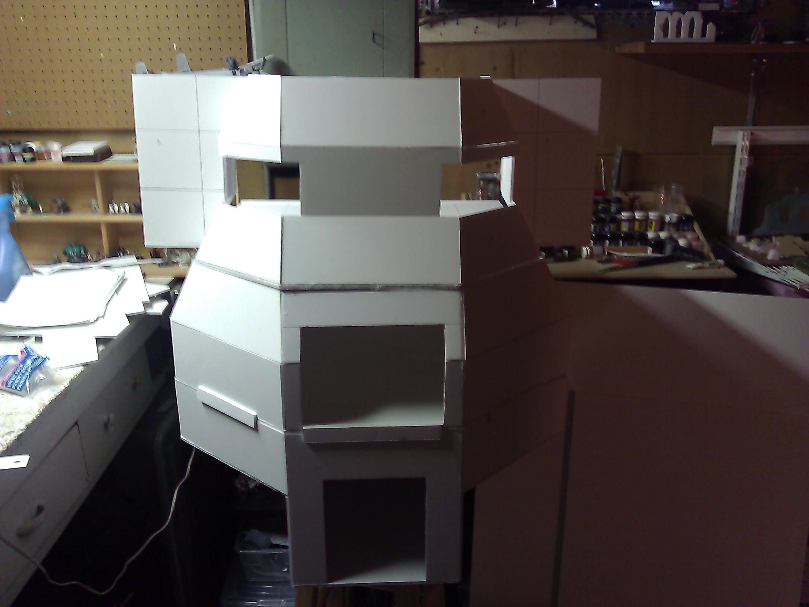 Put the ears on the removable front