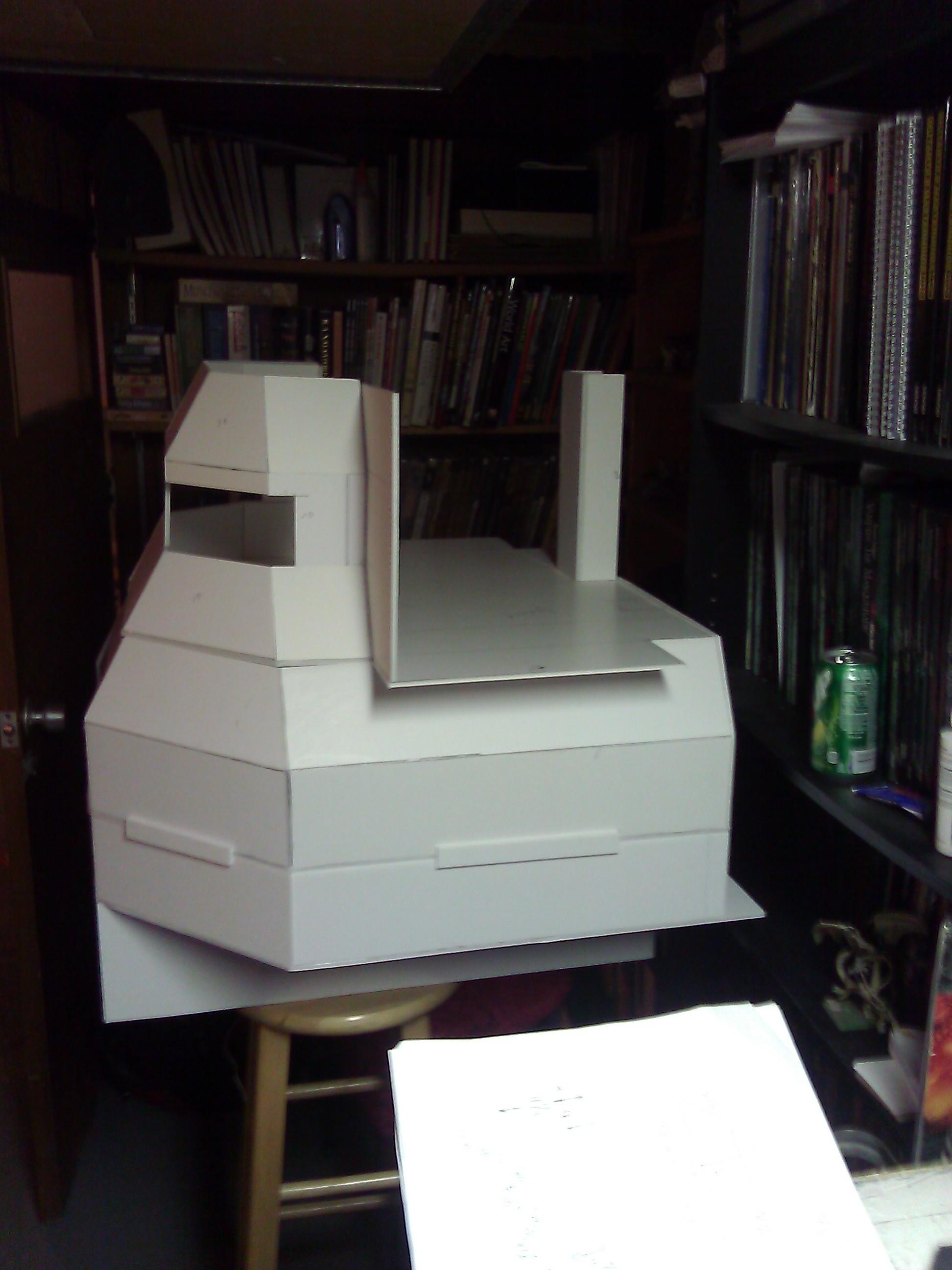 Started the smoke stack housing