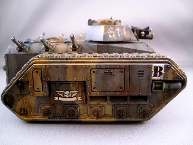 Airbrush, Ash Waste, Cadians, Chimera, Imperial Guard, Oil Color, Pigment, Weathered