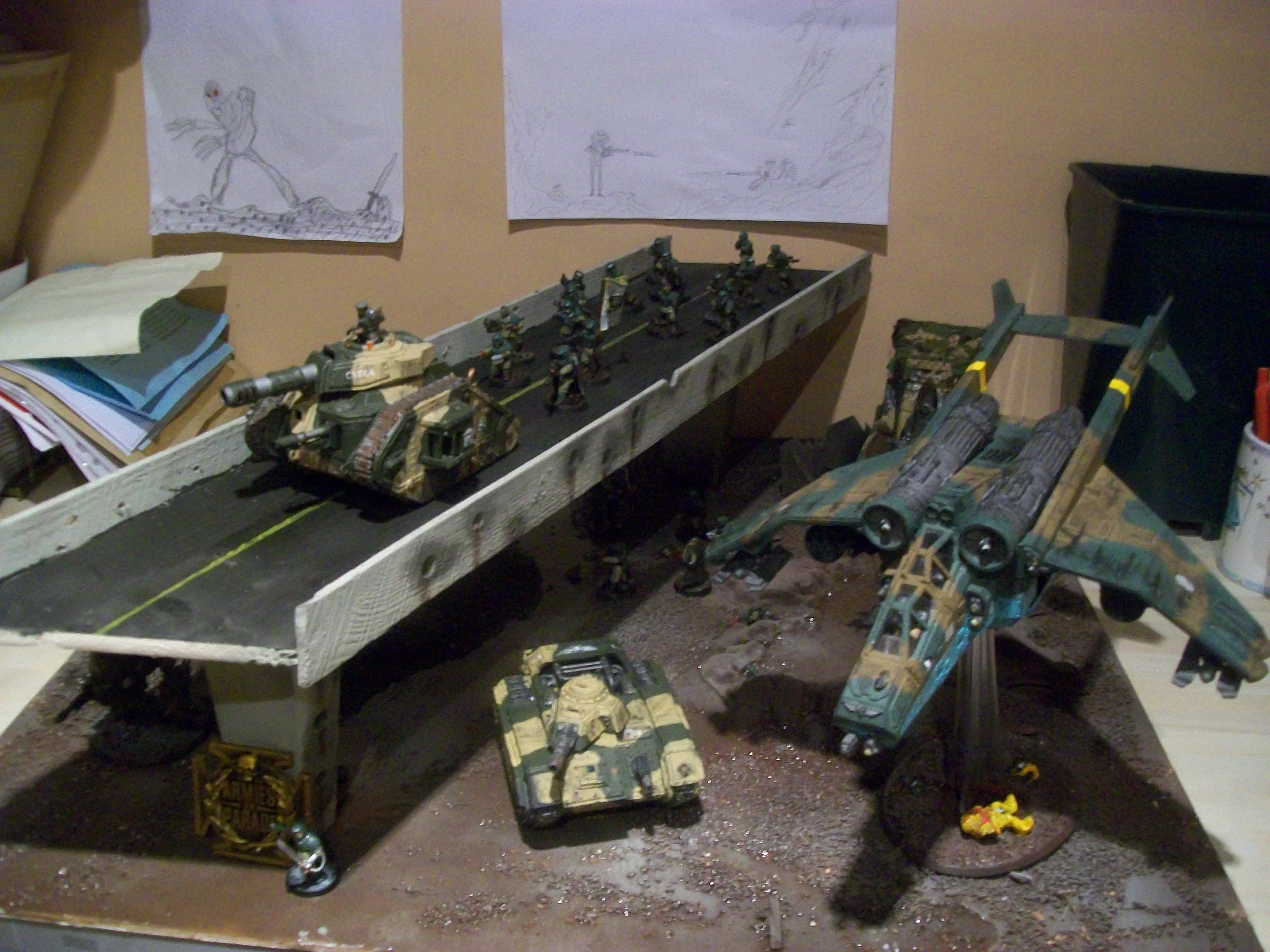 Imperial Guard army on parade