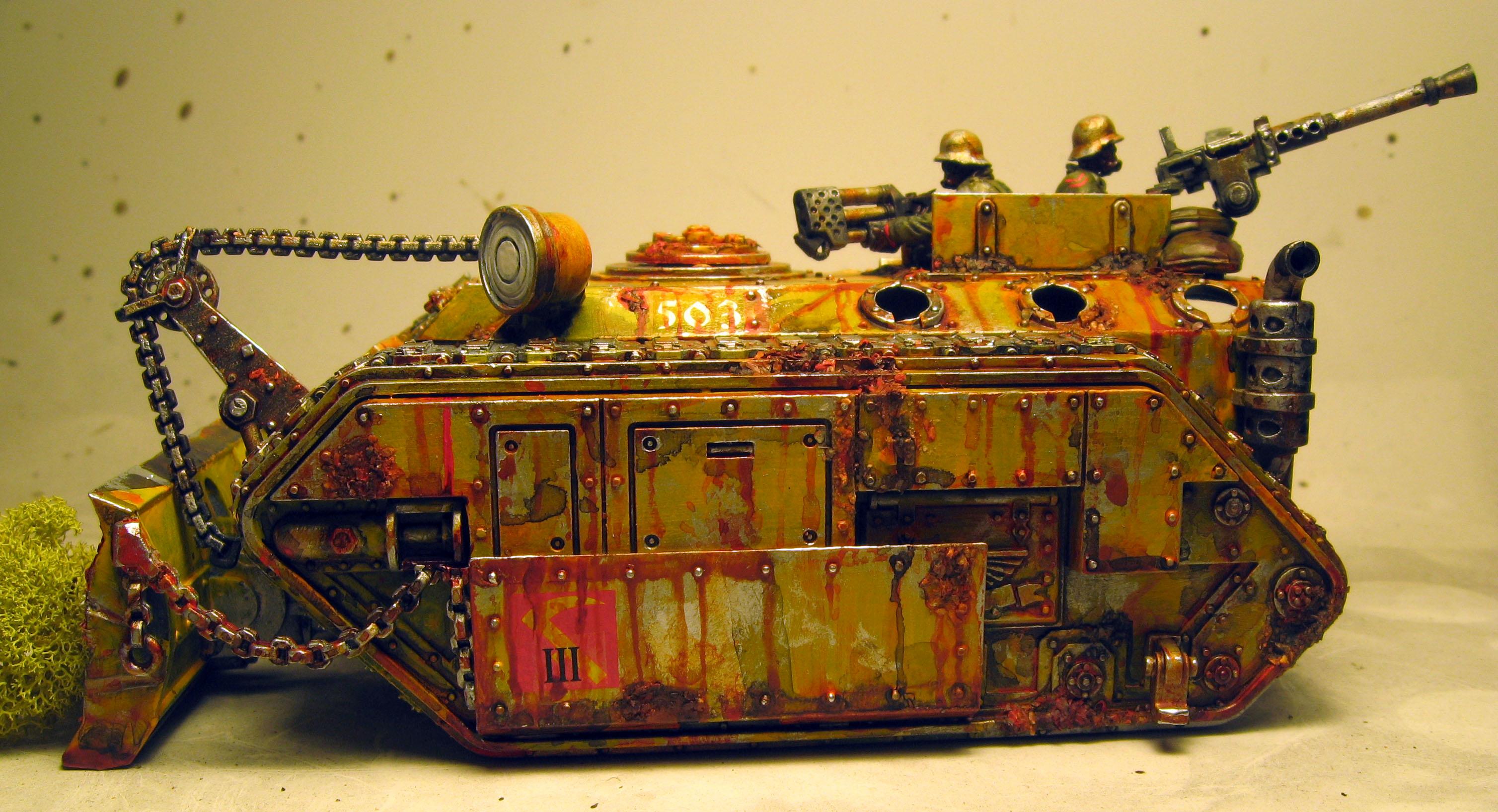 Chimera, Heavy Flamer, Heretic, Imperial Guard, Renegade, Rust, Transport