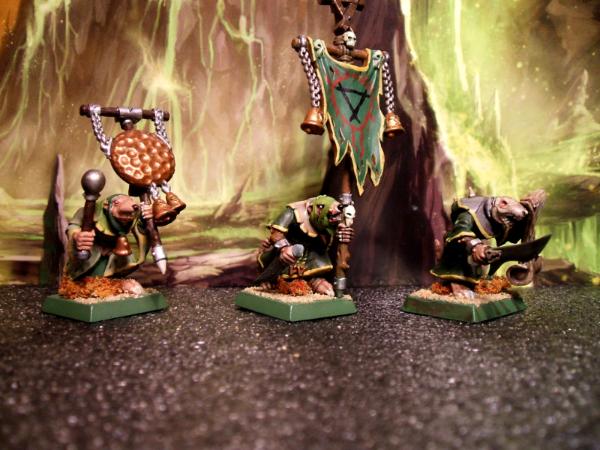 Plague Monk Banner-Warhammer parts #5N 