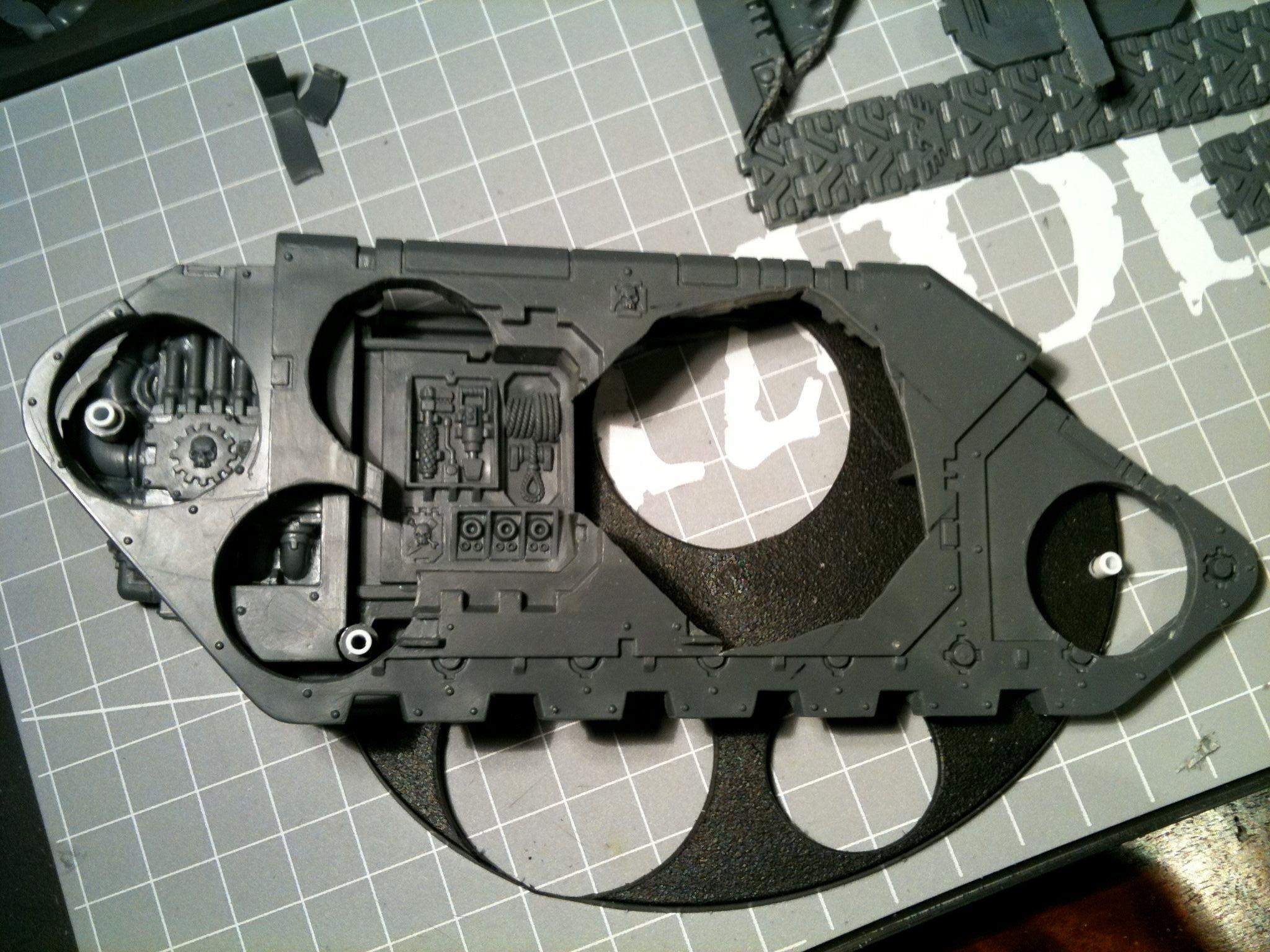 Da Dark Angelz, Mega-armour, Orks, Warboss, Work In Progress