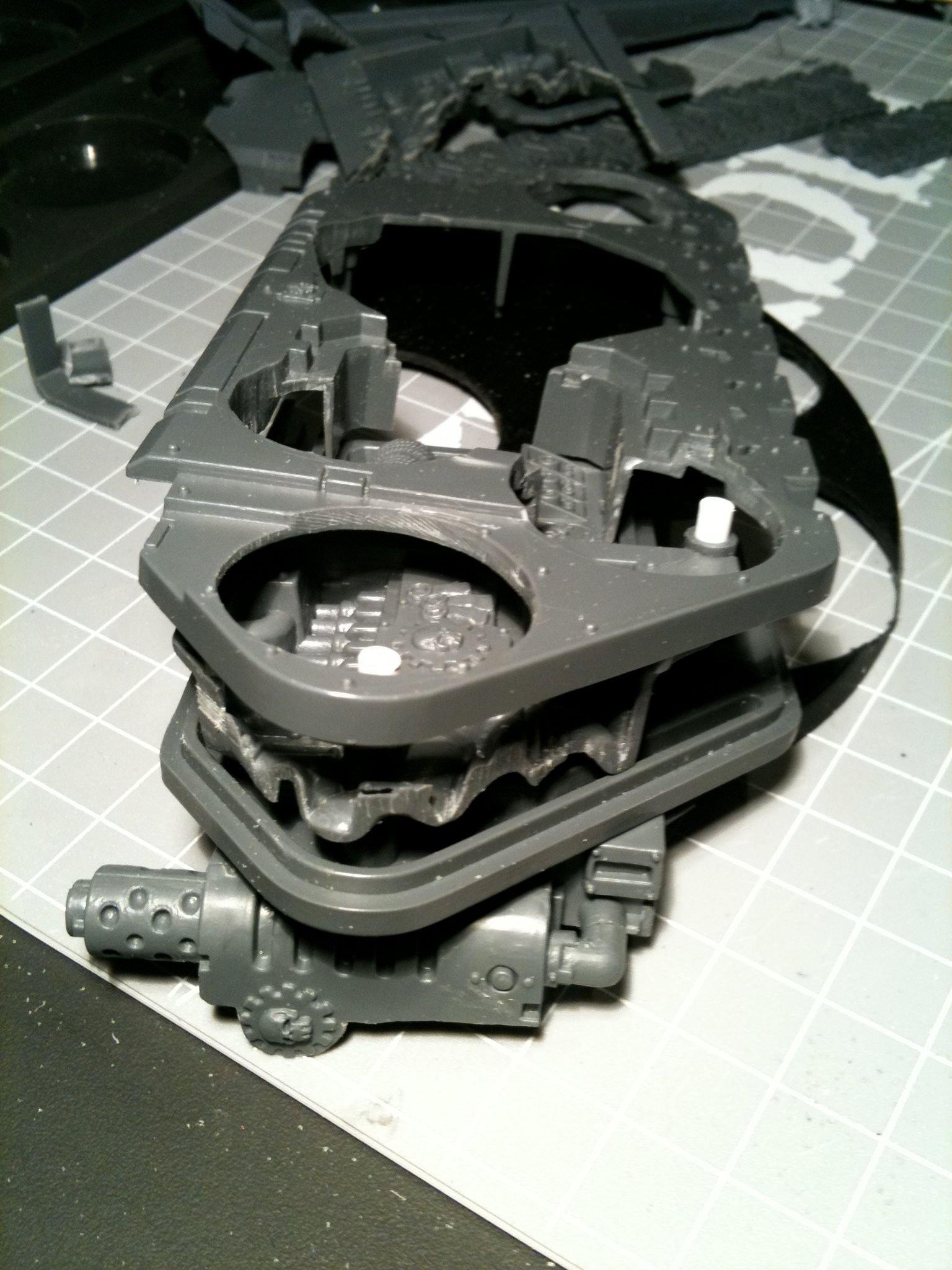 Da Dark Angelz, Mega-armour, Orks, Warboss, Work In Progress