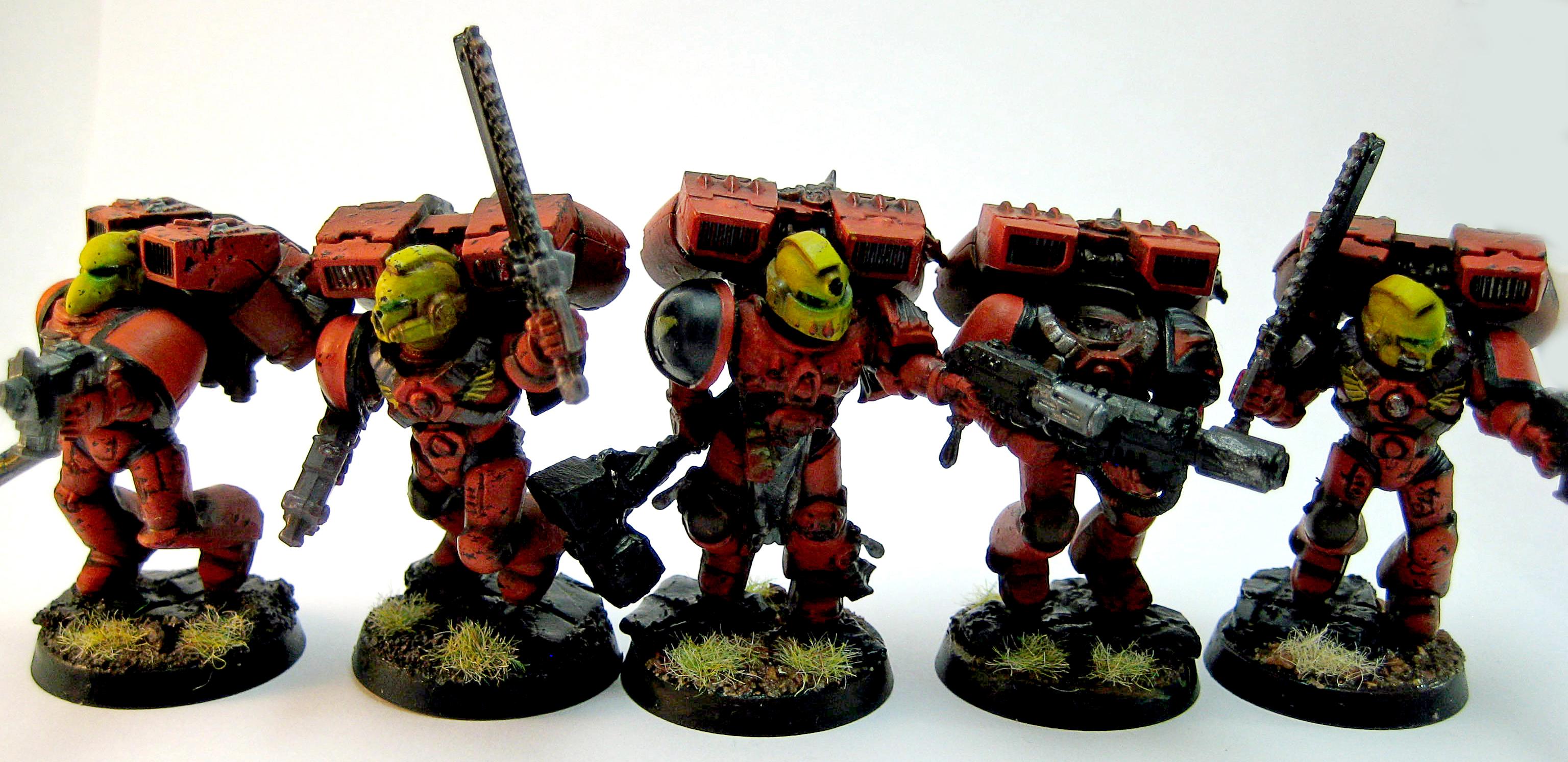 Angel, Blending, Blood, Blood Angels, Far Seer, Imperium, Iom, Sanguinary Guard, Space Marines, Th Assault Marines, Thunderhammer, Work In Progress
