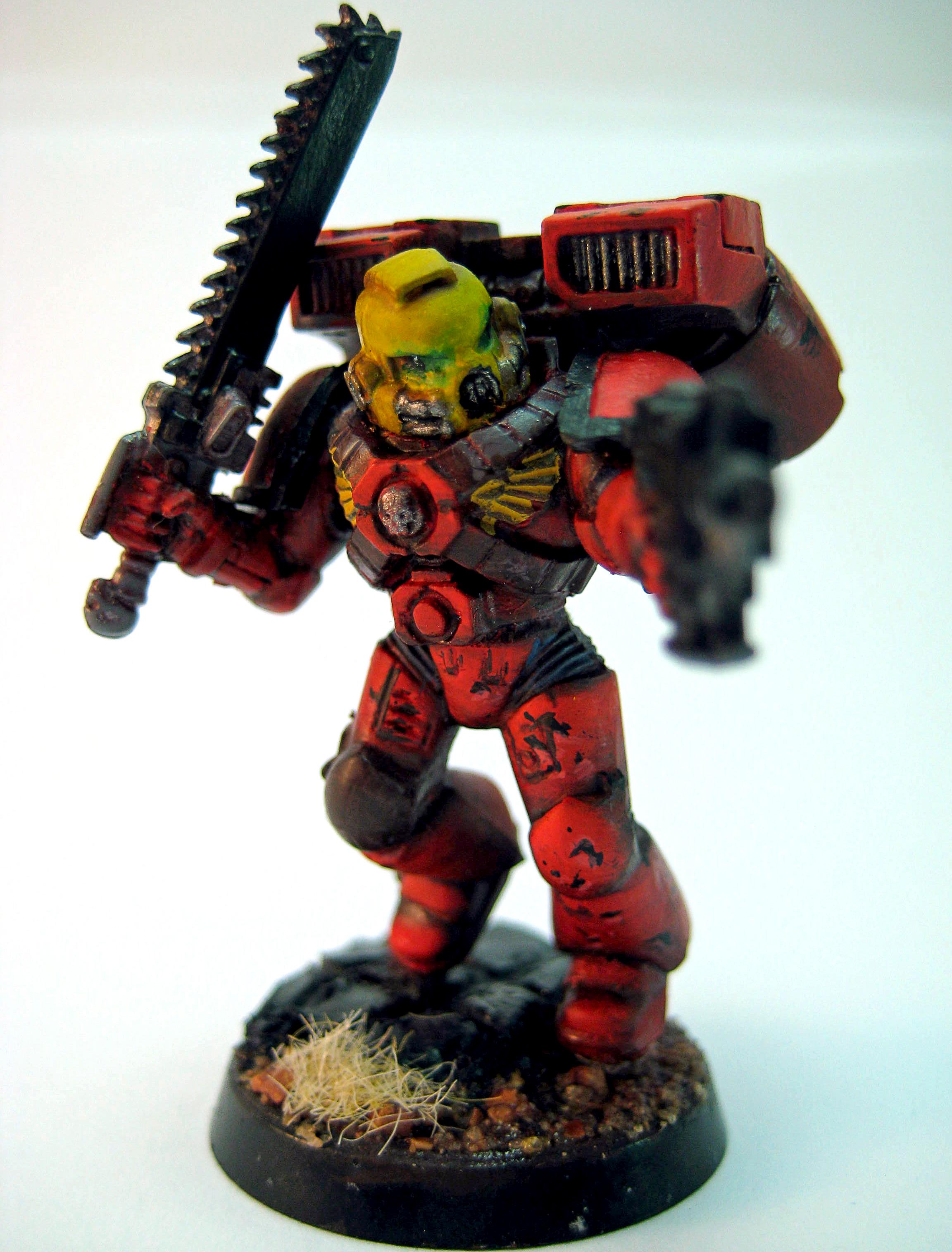 Angel, Blending, Blood, Blood Angels, Far Seer, Imperium, Iom, Sanguinary Guard, Space Marines, Th Assault Marines, Thunderhammer, Work In Progress