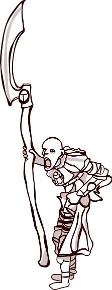 Illustration, Liche, Priest, Tombking