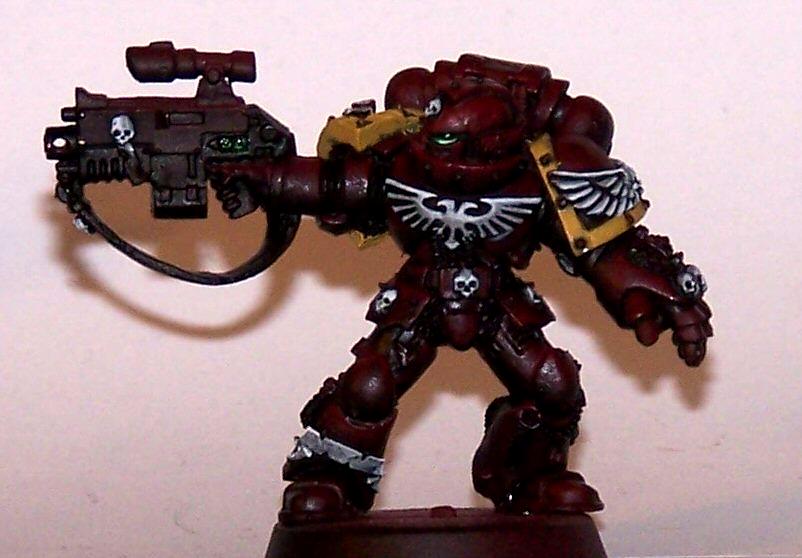 Emperor's Wings, Eye Lenses, Eyes, Lenses, Power Fist, Space Marines, Sternguard Veteran, Work In Progress