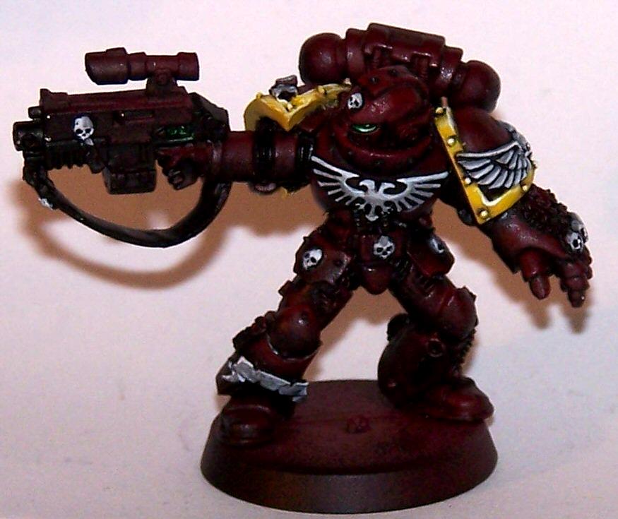 Emperor's Wings, Eye Lenses, Eyes, Lenses, Power Fist, Space Marines, Sternguard Veteran, Work In Progress