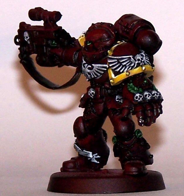 Emperor's Wings, Eye Lenses, Eyes, Lenses, Power Fist, Space Marines, Sternguard Veteran, Work In Progress