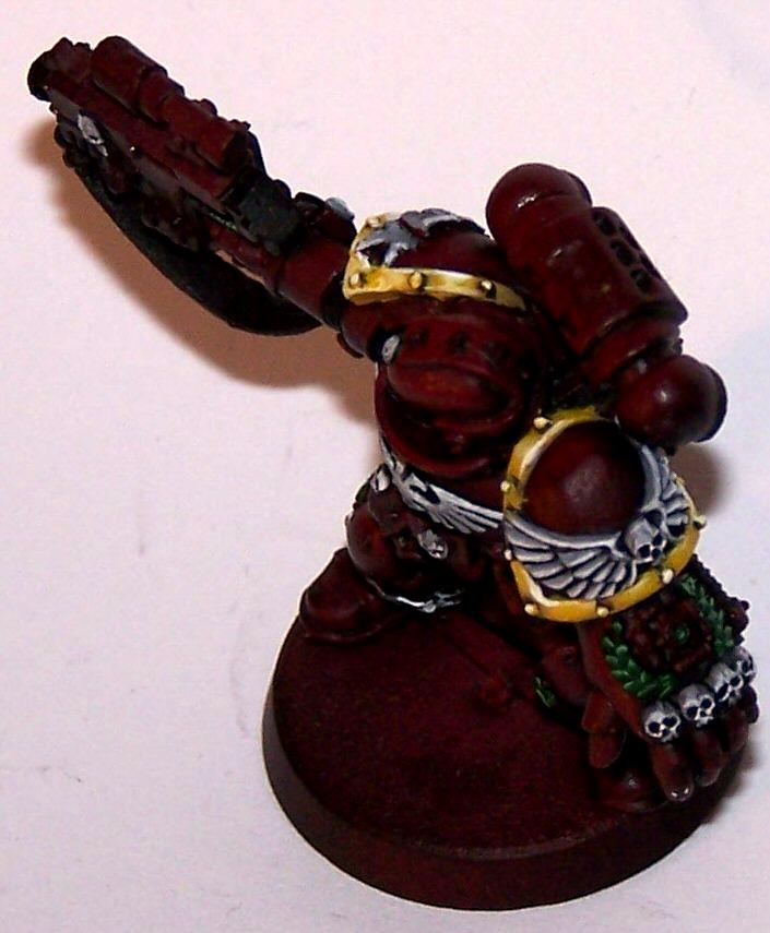 Emperor's Wings, Eye Lenses, Eyes, Lenses, Power Fist, Space Marines, Sternguard Veteran, Work In Progress