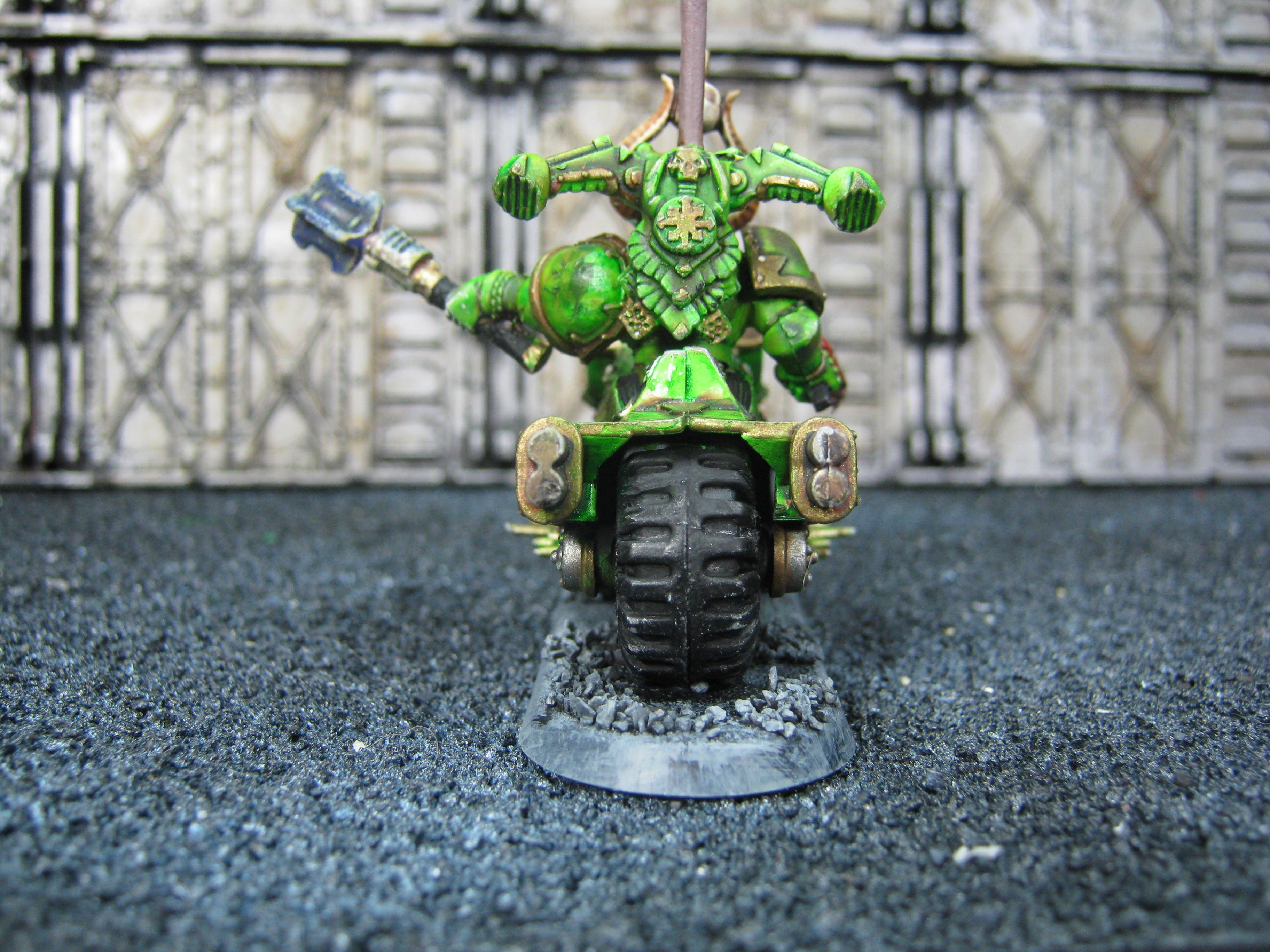 Chaos Bikes, Chaos Space Marines, Conversion, Death Guard, Nurgle, Plague Marines, Warhammer 40,000