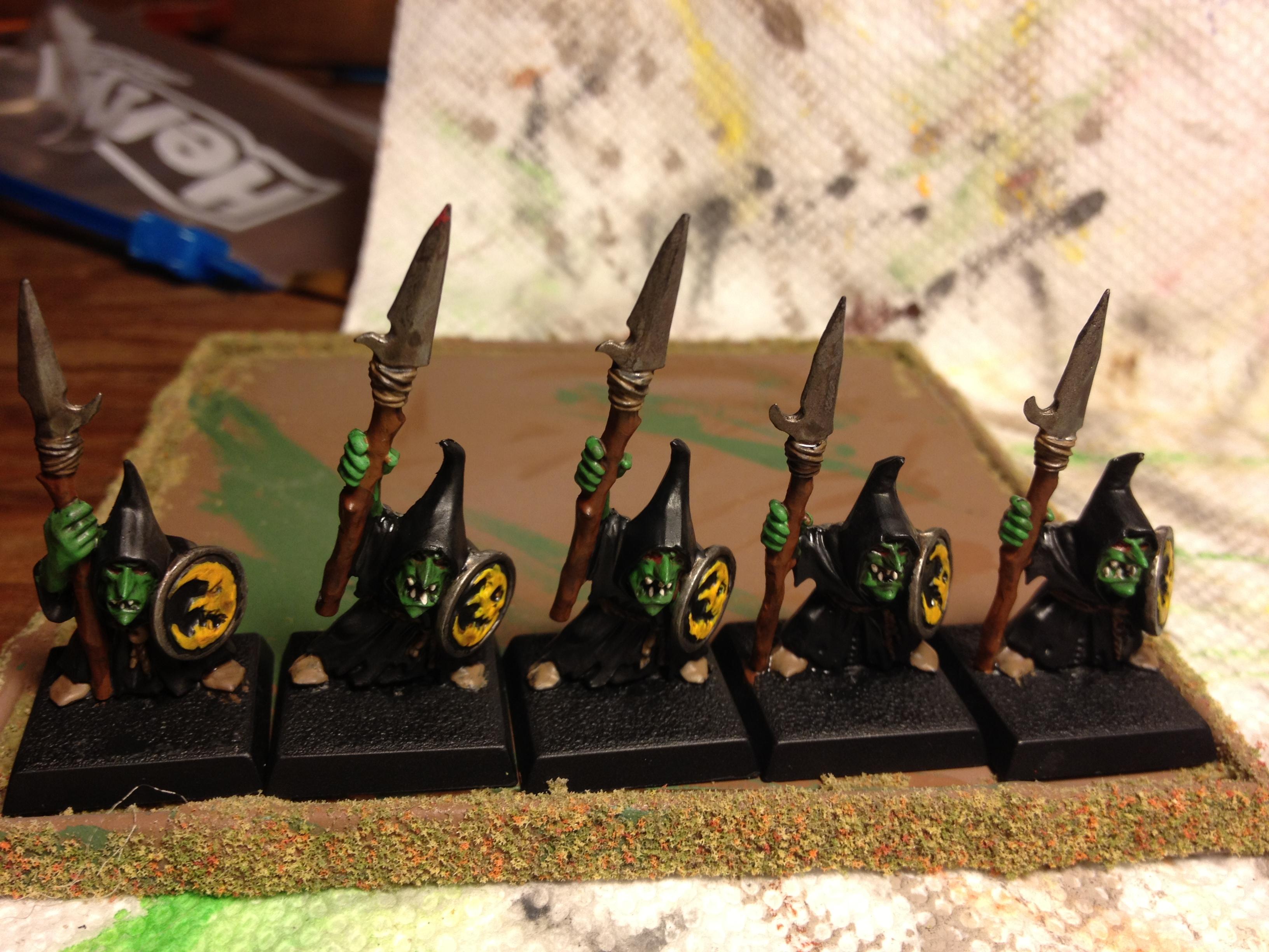1 rank of newly painted night goblins 2