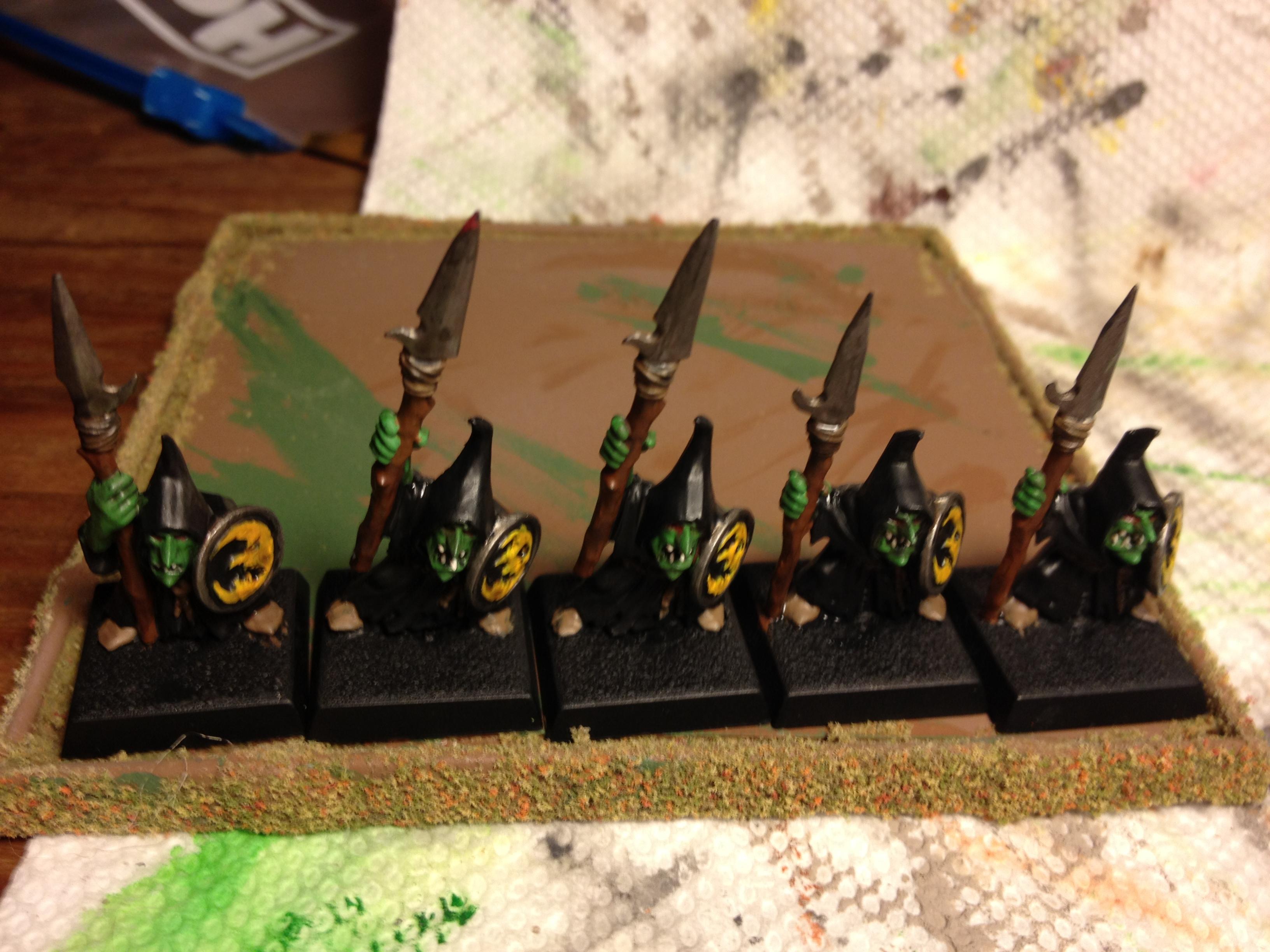 1 rank of newly painted night goblins