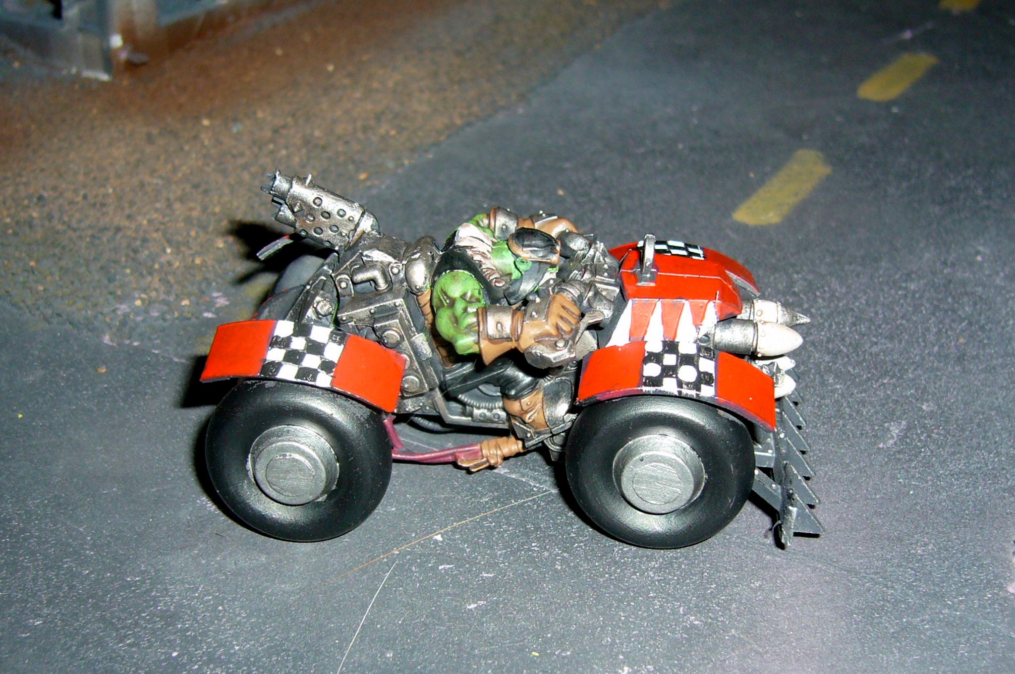 Ork Warbuggies with Twin-linked Rokkits