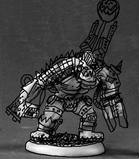 Orks, Plan, Space Marine Game, Warboss, Warhammer 40,000, Work In Progress