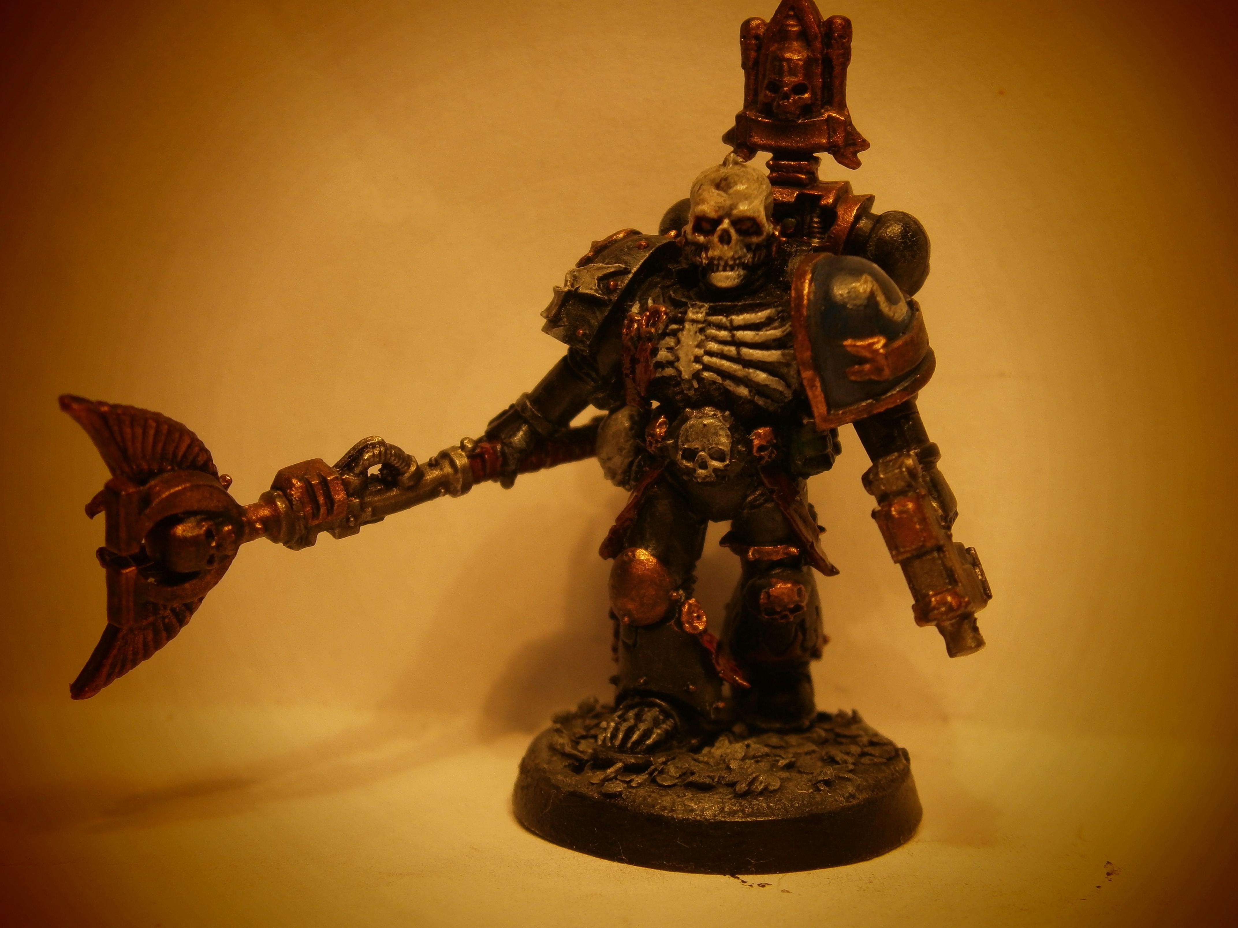 Chaplain, Conversion, Legion Of The Damned, Space Marines, Ulrtamarines