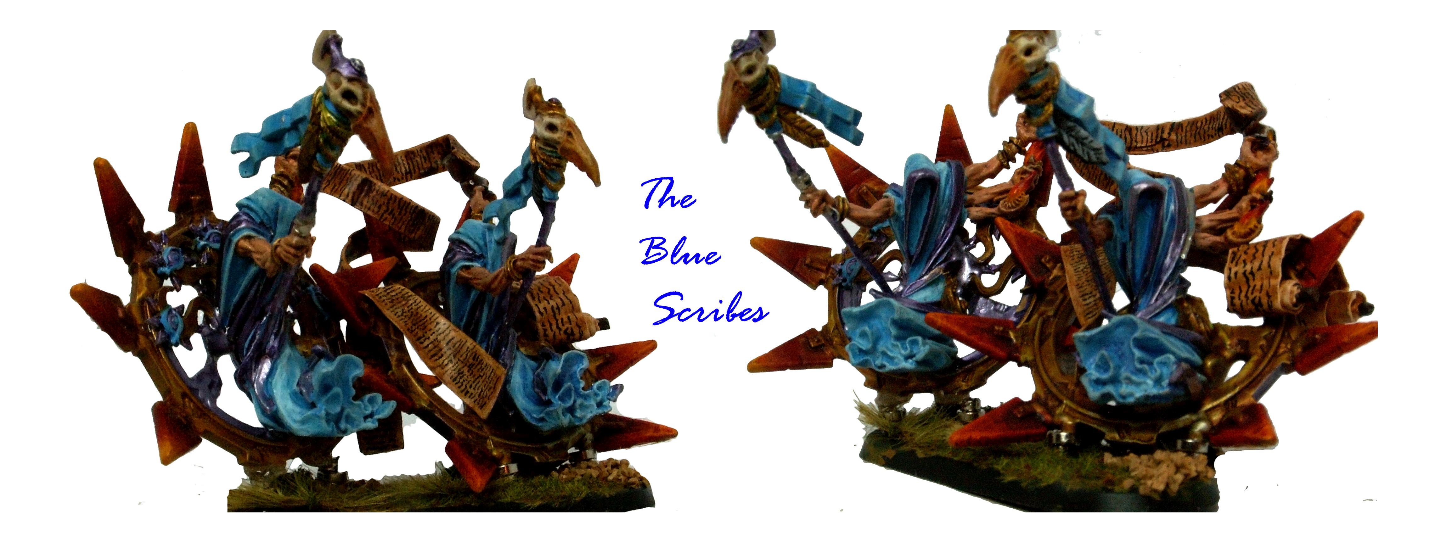 Chaos, Chaos Daemons, Conversion, Daemons, Daemons Of Chaos, Disk, Herald, Herald Of Tzeentch, Tzeentch, Warhammer 40,000, Warhammer Fantasy