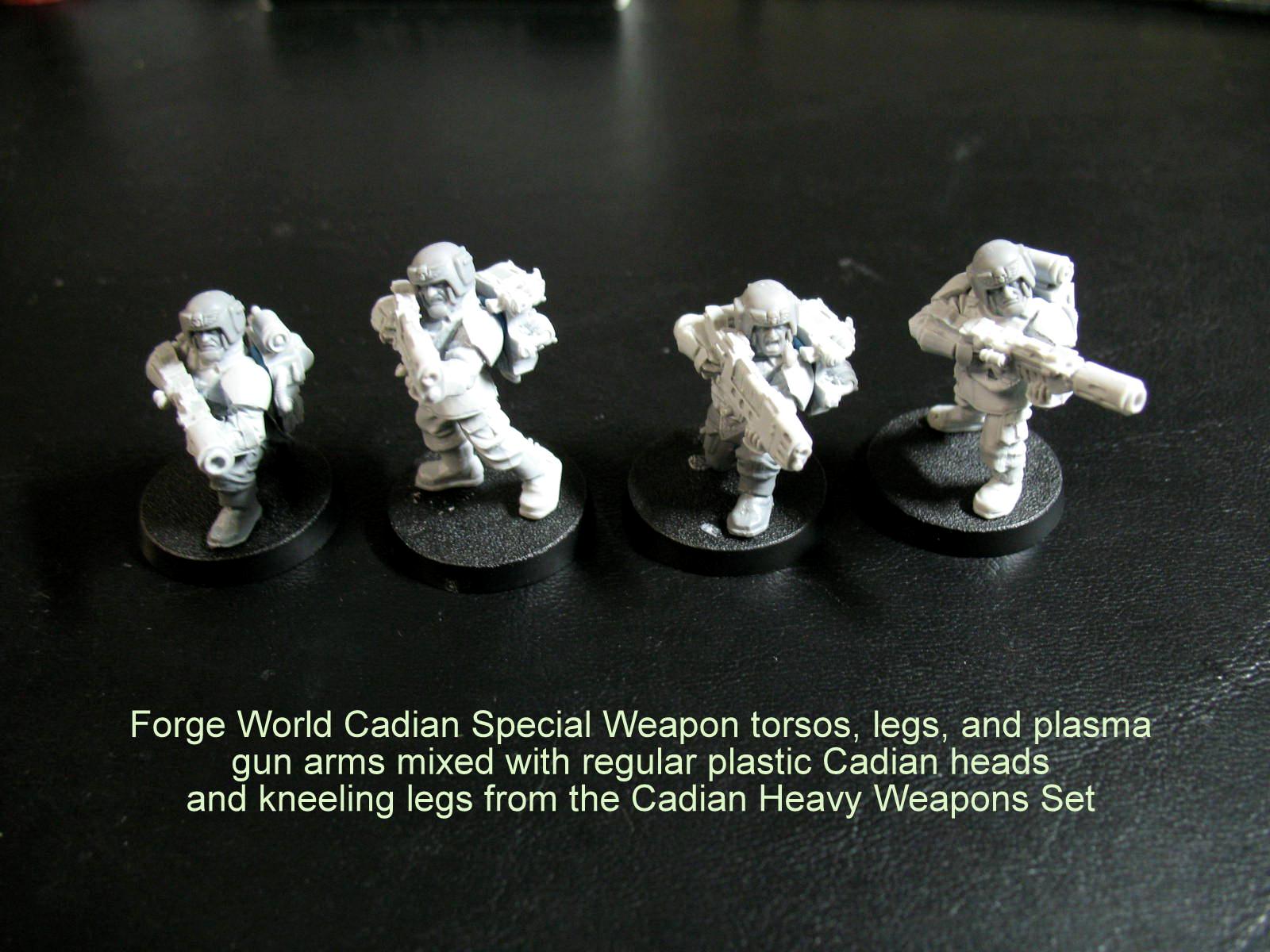 Cadians, Forge World, Guard, Imperial Guard, Meltagun, Plasma, Warhammer 40,000, Work In Progress