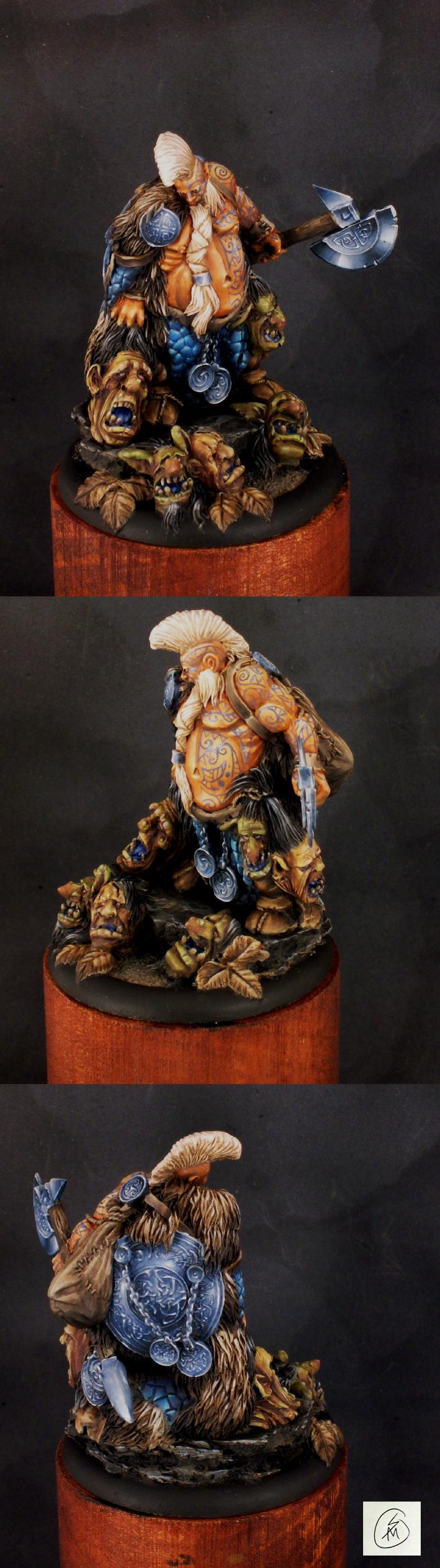 Dwarves, Scibor, 54 mm Dwarf by Scibor