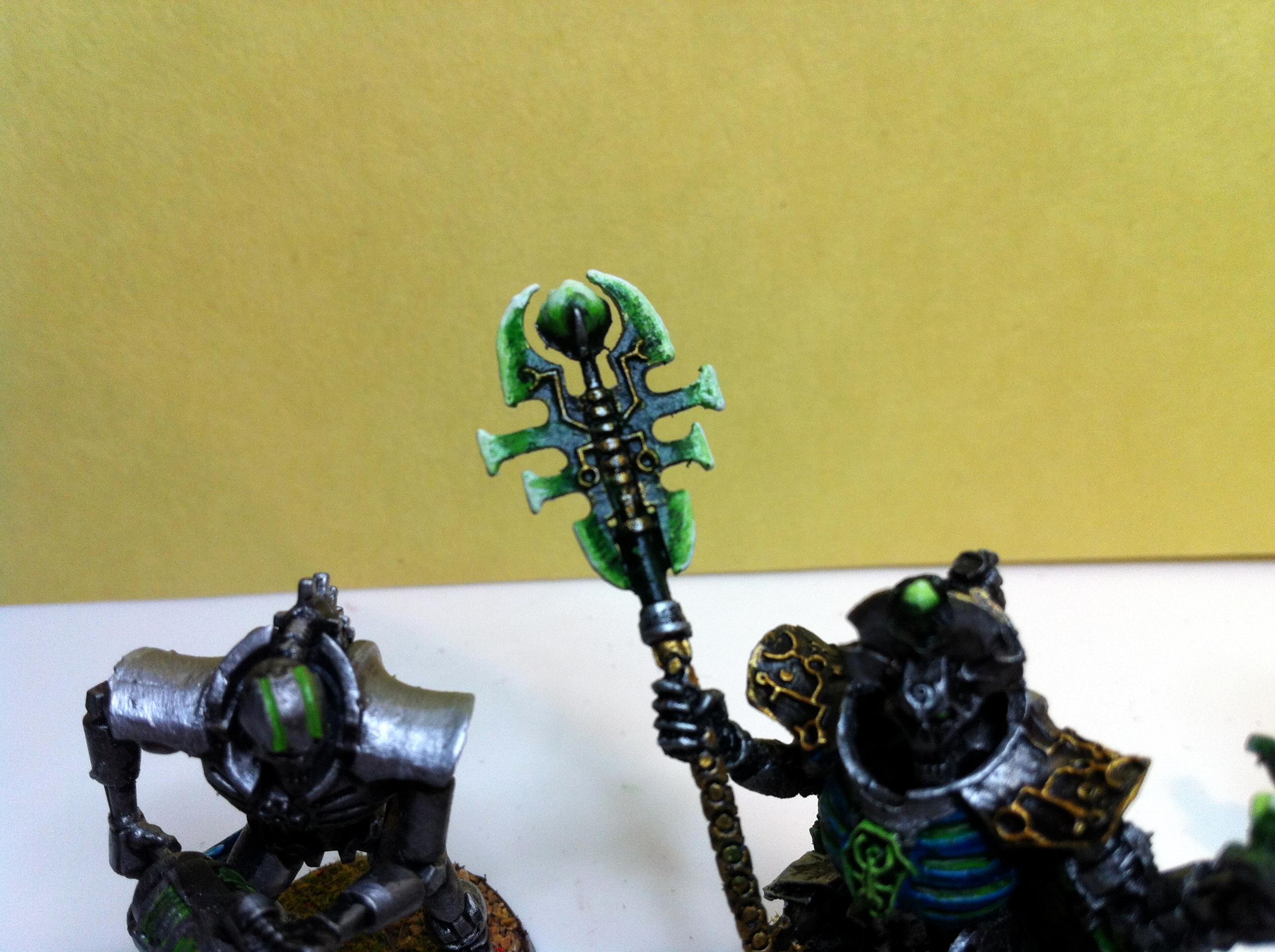 Necrons, Imotekh's staff front shot