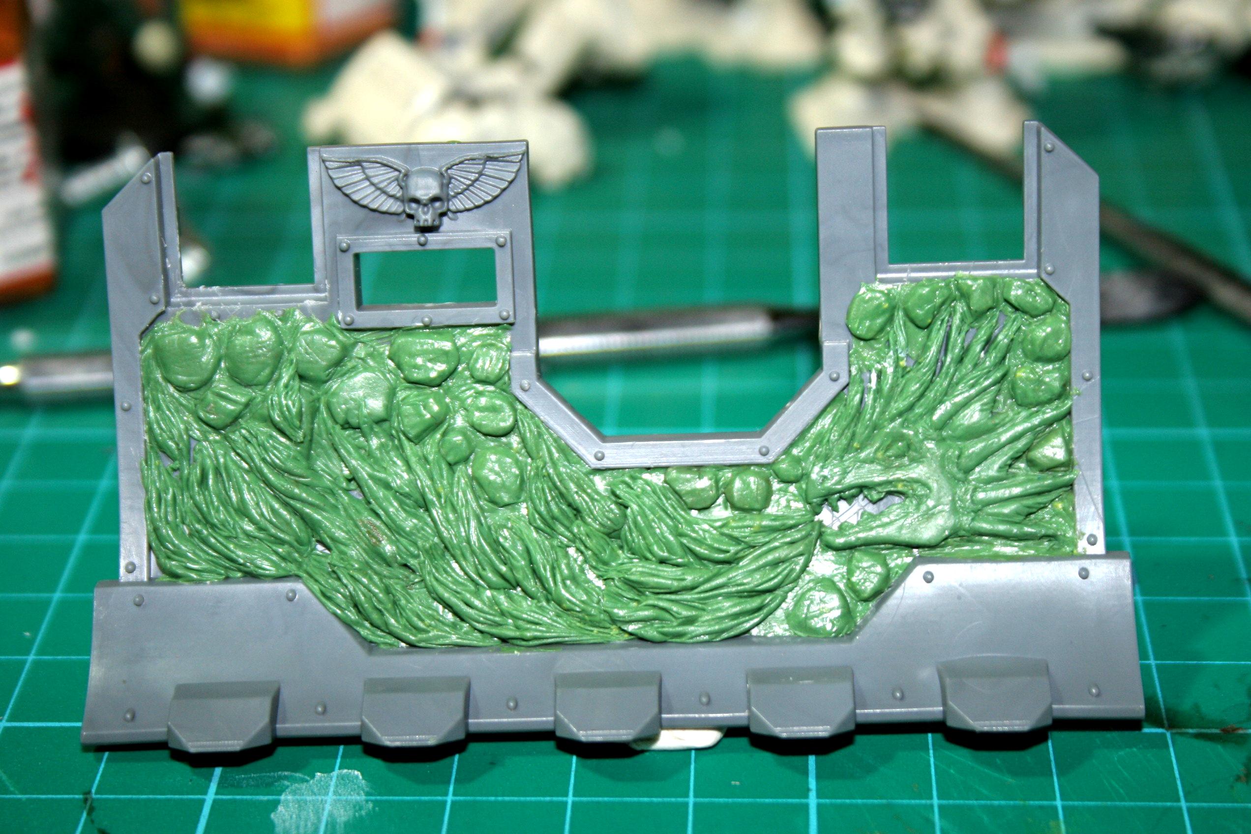 Greenstuff, Salamanders, Space Marines, Work In Progress