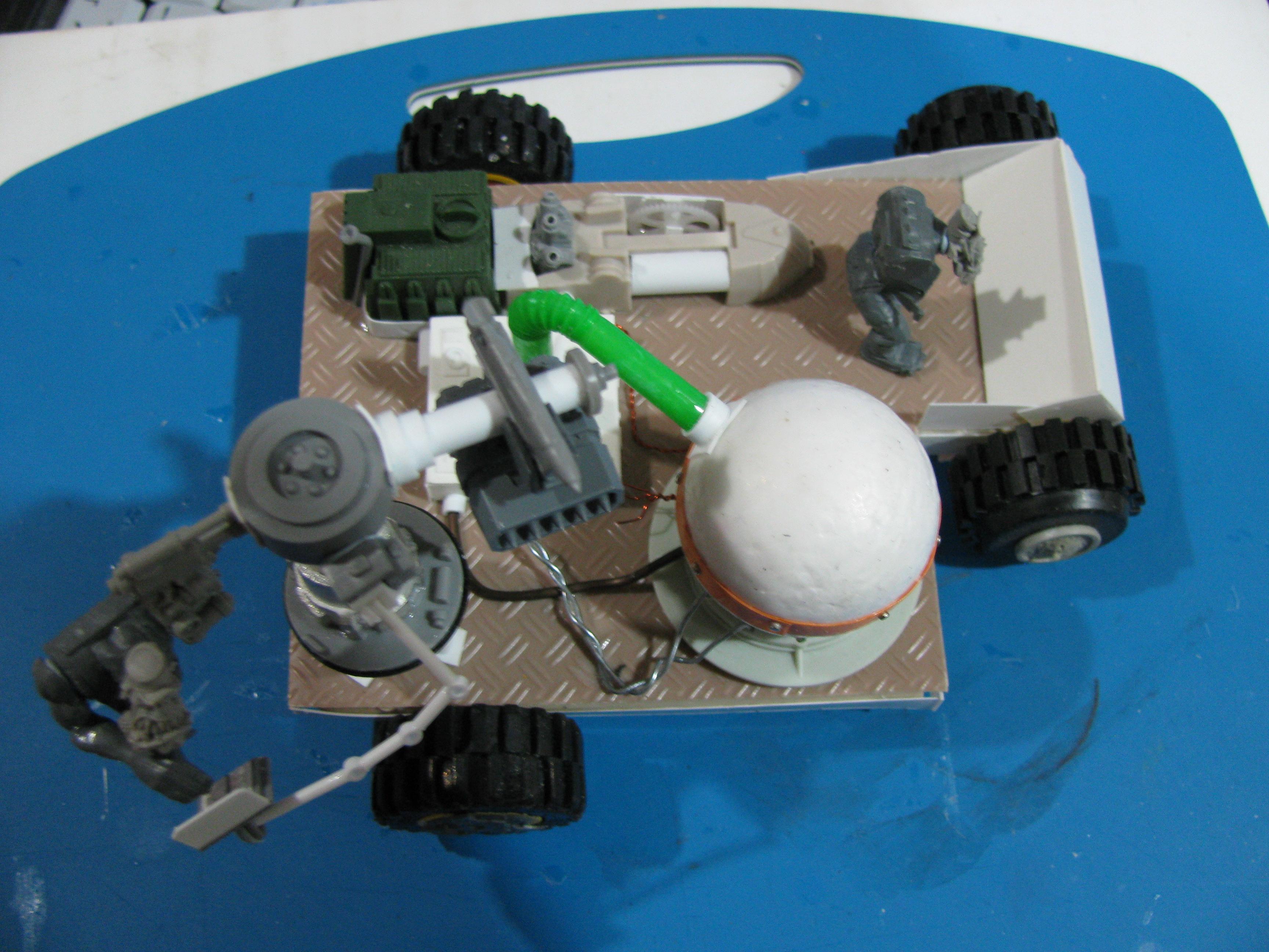 Buggy, Conversion, Cyborks, Orks, Scratch Build, Warhammer 40,000
