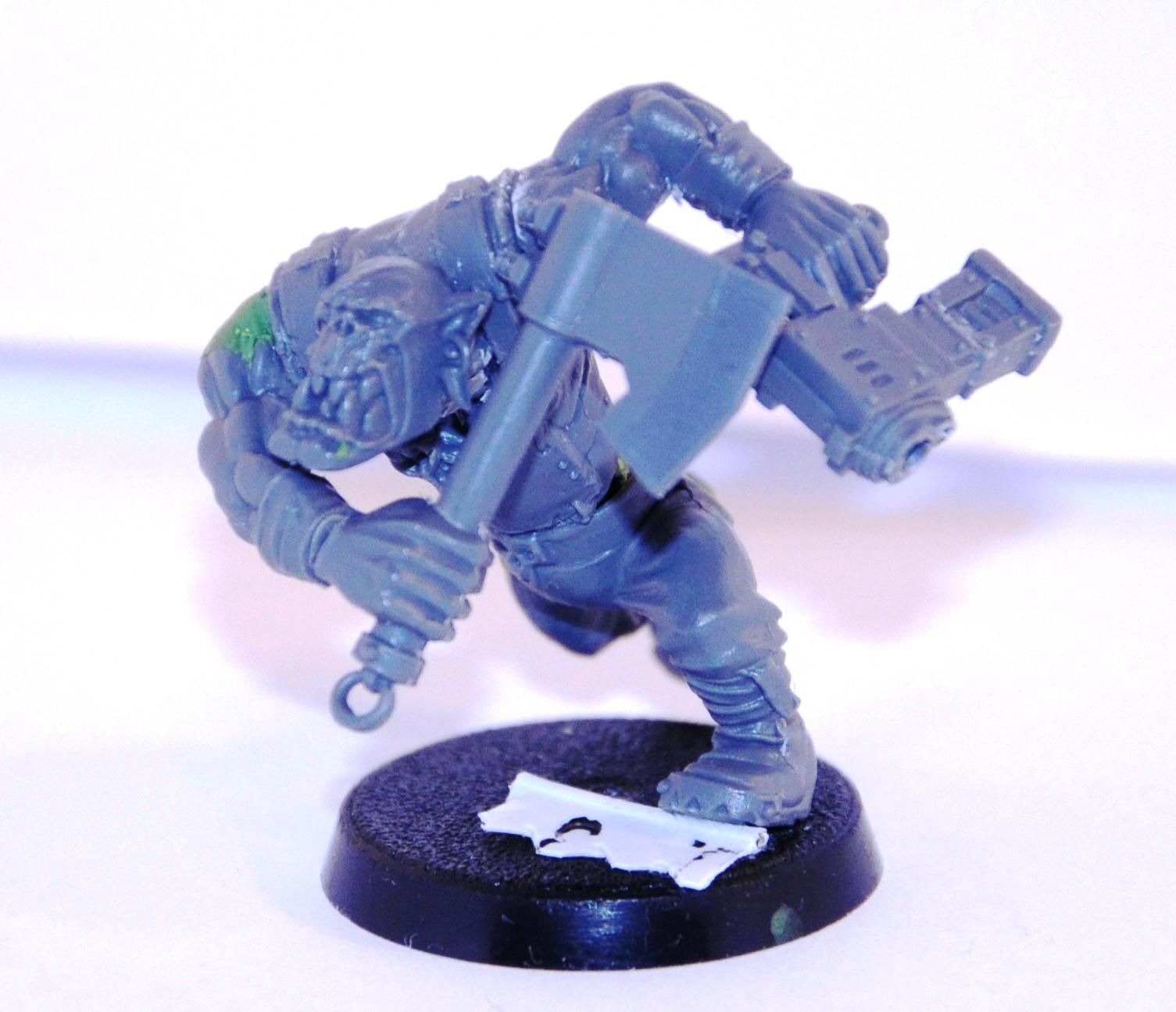 Conversion, Dakka Dakka, Deathskulls, Greenstuff, Ork Boy, Waaagh!