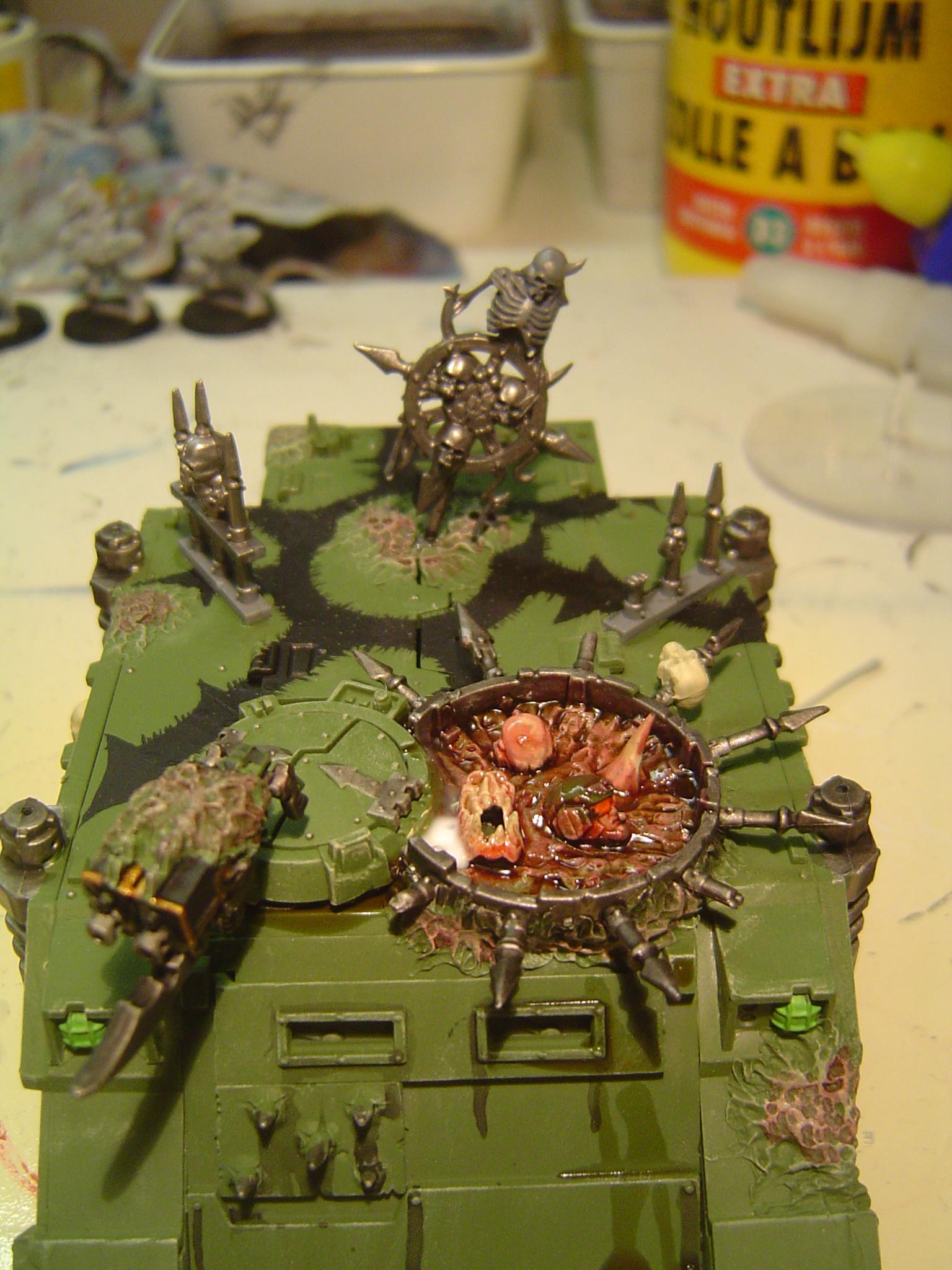 Eldar, Fire Prism, Gloss Varnish, Snow, Ulthwe, Warhammer 40,000, Winter, Wraithlord