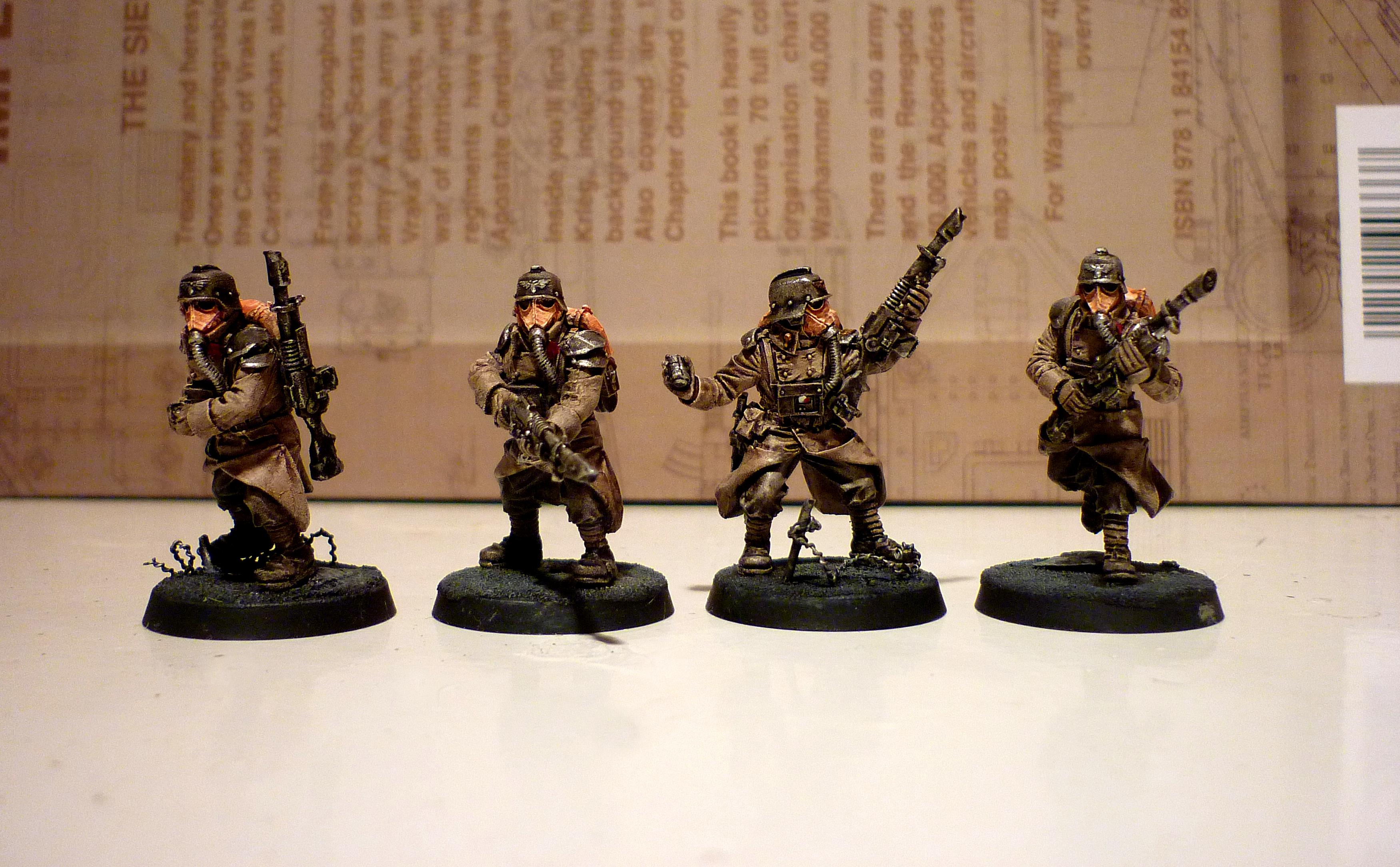 Death Korps of Krieg, Guardsmen, Lasguns, Sergeant, Watchmaster