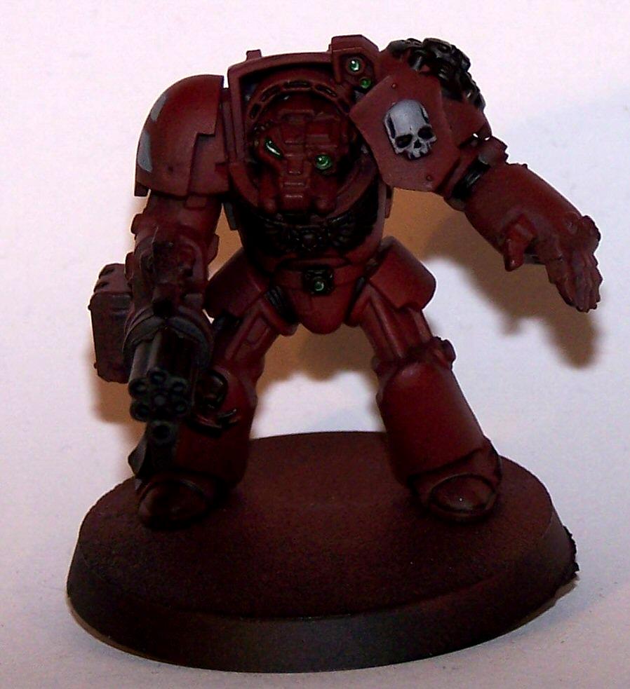 Assault Cannon, Emperor's Wings, Space Marines, Terminator Armor, Work In Progress