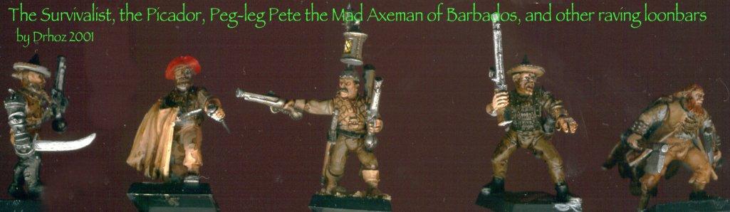 Adventurers, Militia, Mordheim, Pirates, Ten Foot Pole, Treasure-hunters, Warhammer Fantasy