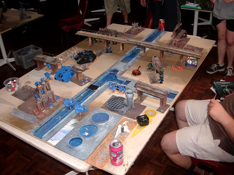 Bridge, Event, Gamer's Guild, Ruins, Tank, Terrain, Tournament, Walkways