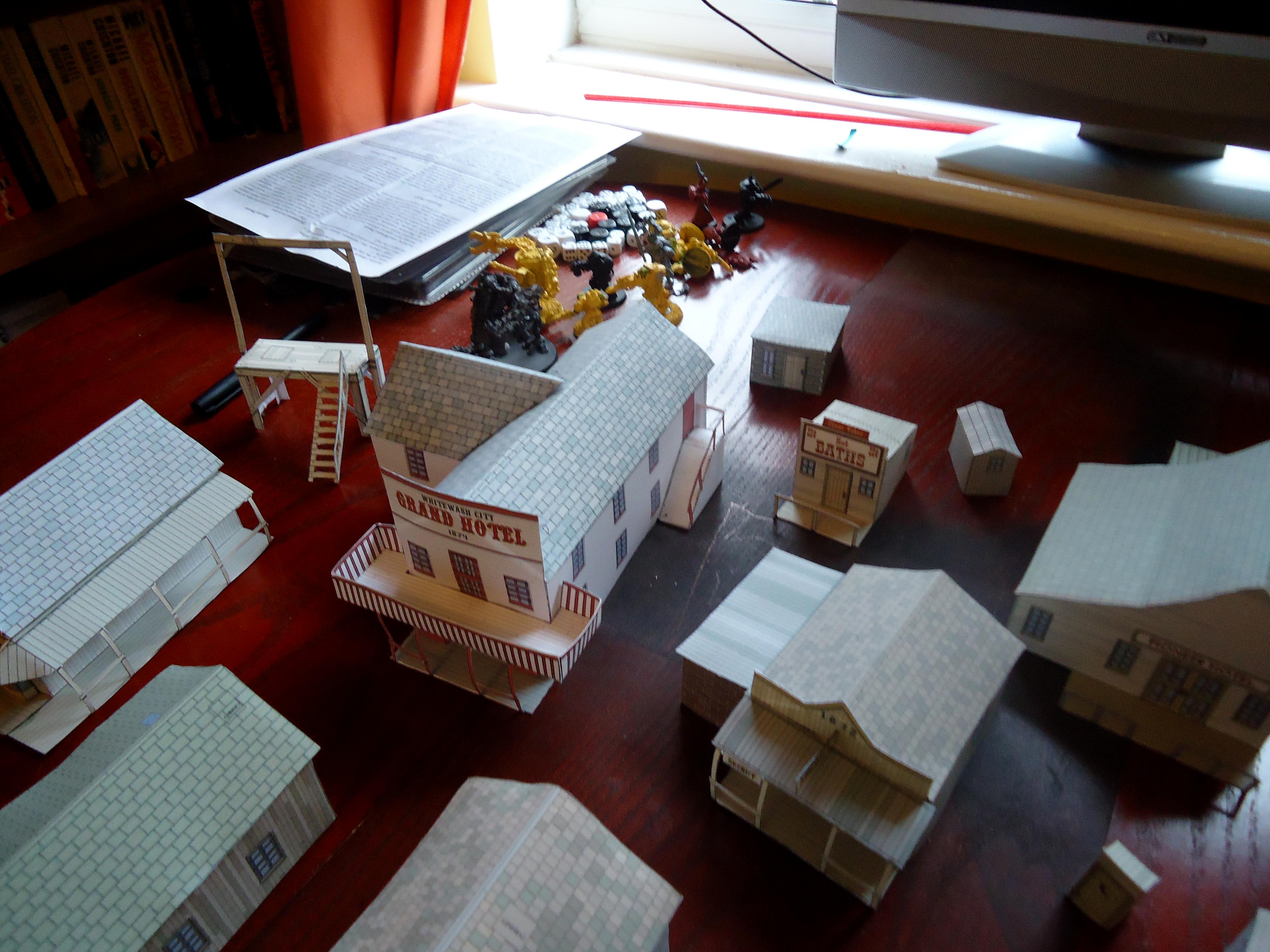 Whitewash City Papercraft 3