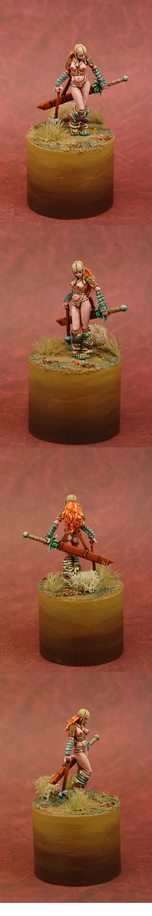 Nsfw, Nude, Sword, Warhammer Fantasy, Woman