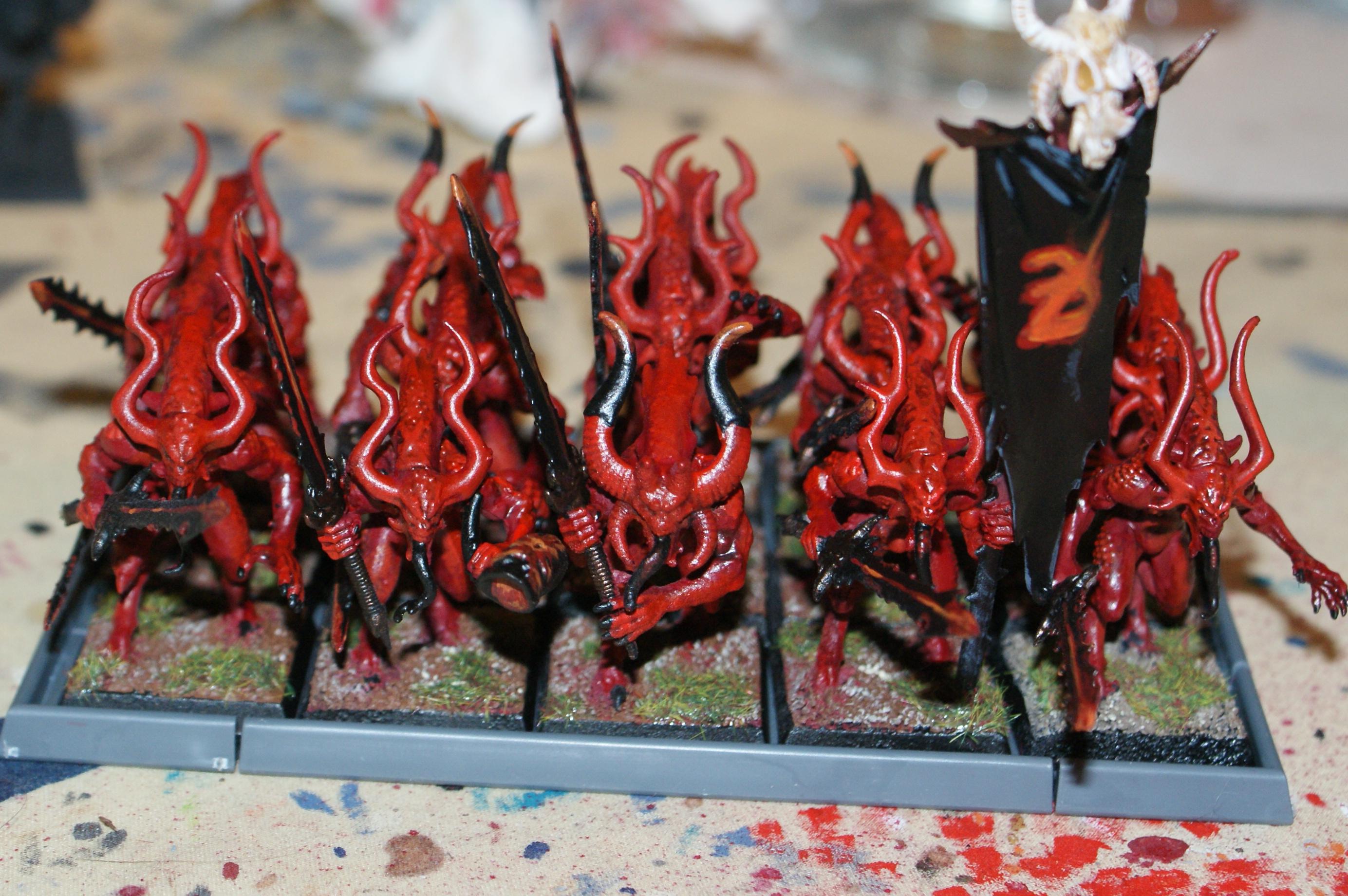 Bloodletters Of Khorne, Work In Progress