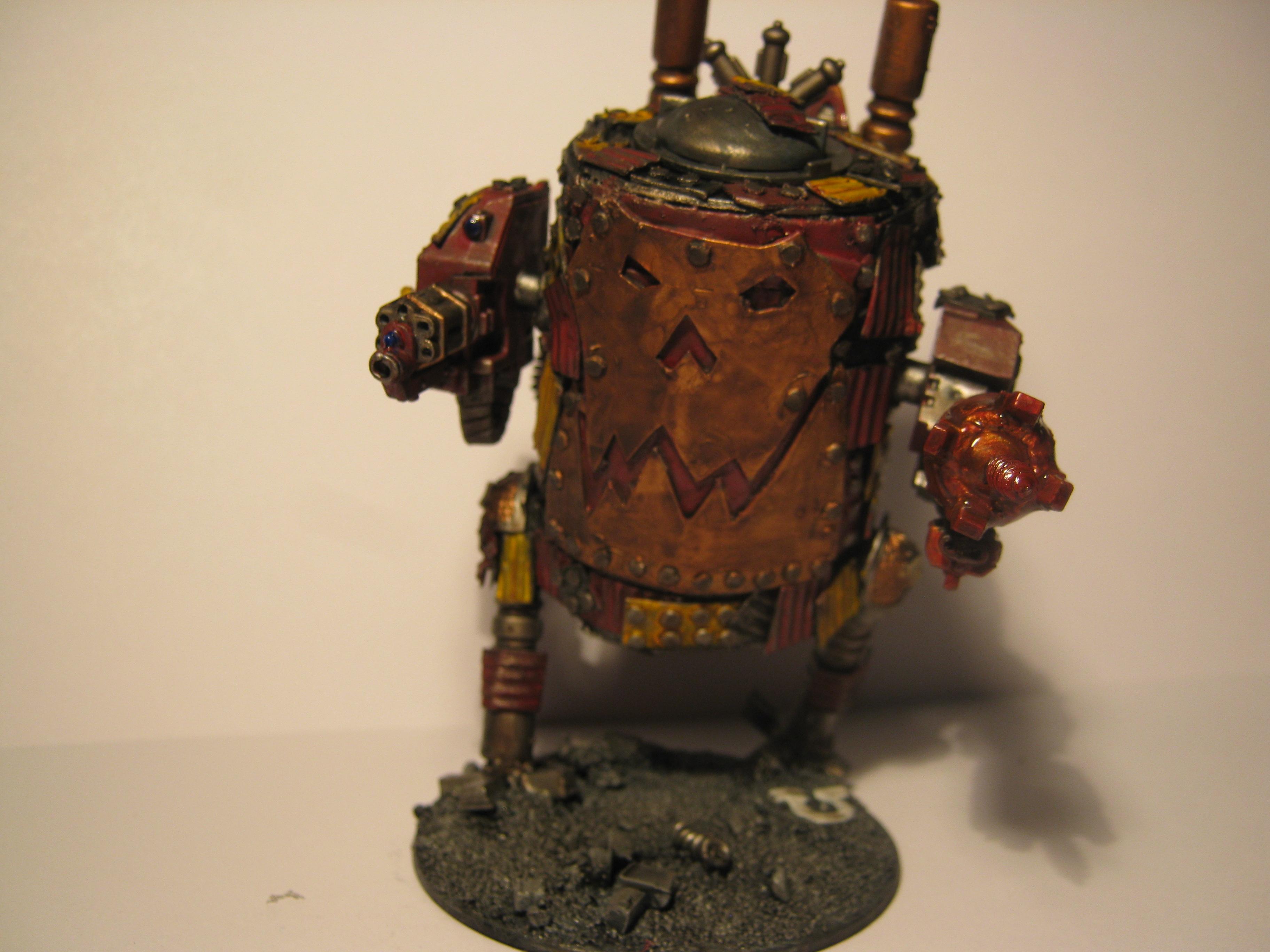 Deff Dread, Evil Sunz, Killy, Orks, Scratch Build, Warhammer 40,000