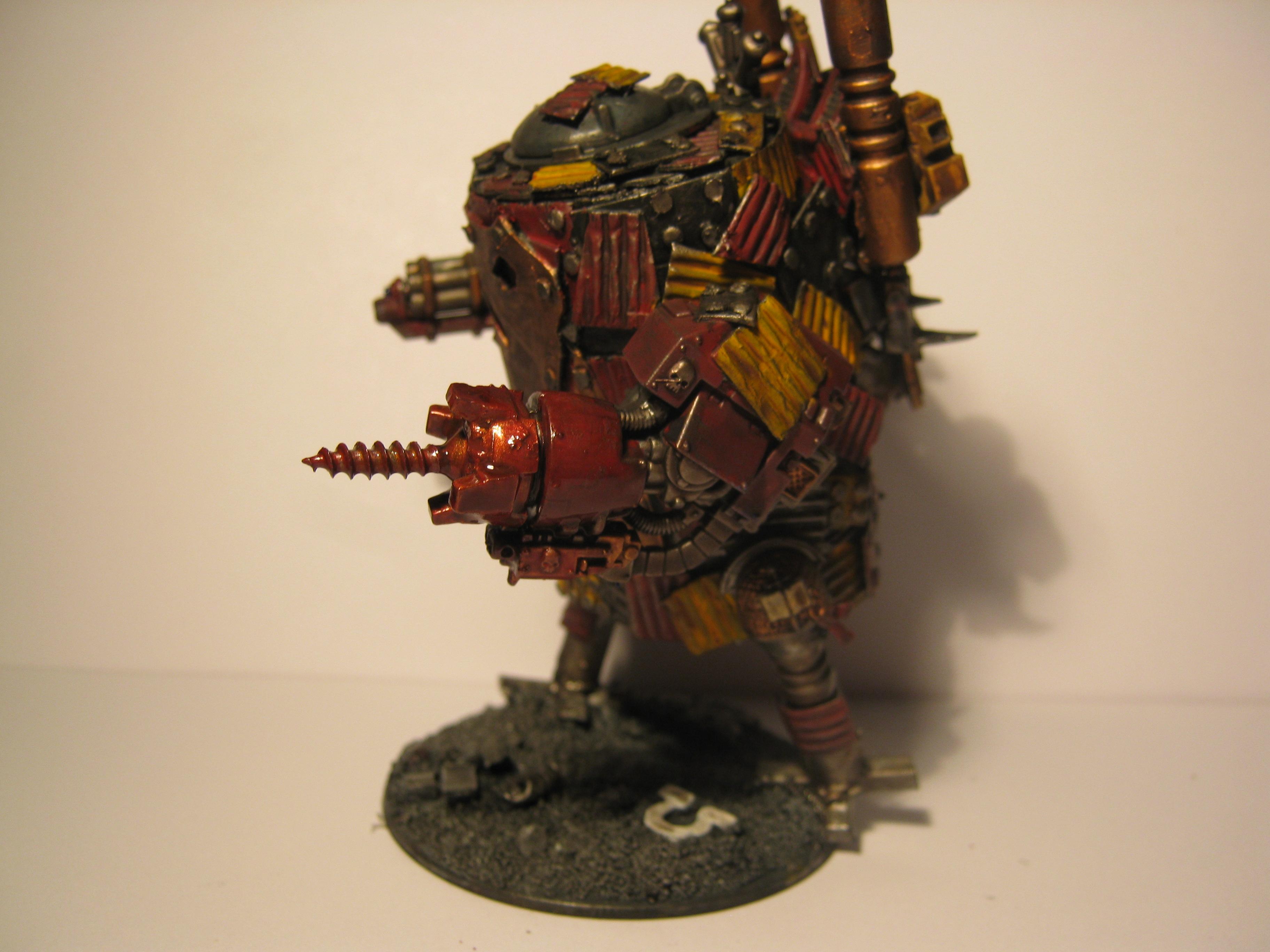 Deff Dread, Evil Sunz, Killy, Orks, Scratch Build, Warhammer 40,000